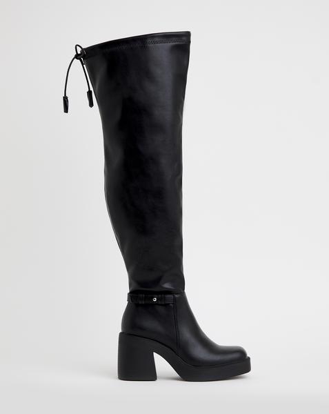Over Knee Platform Heeled Boot Ex W SCP