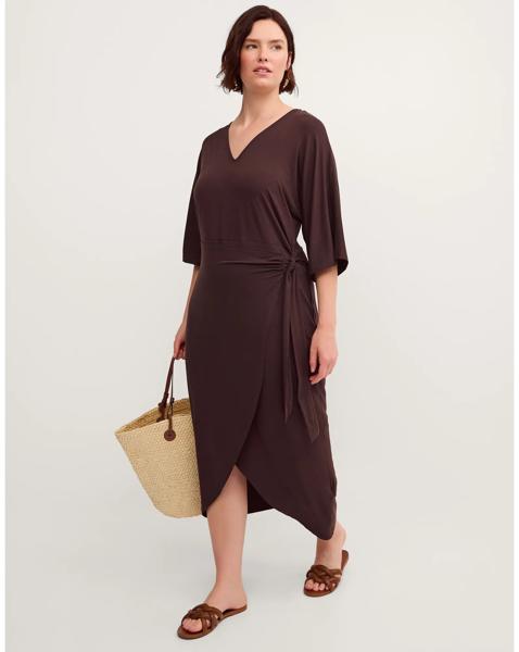 New In - Callie Thorpe x Monsoon Midi Wrap Dress