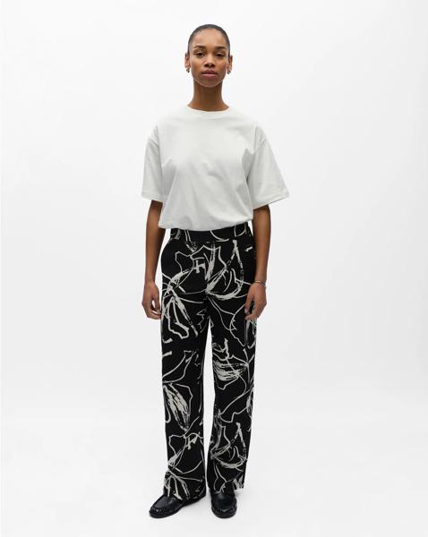 OBJECT Linen Printed Trouser