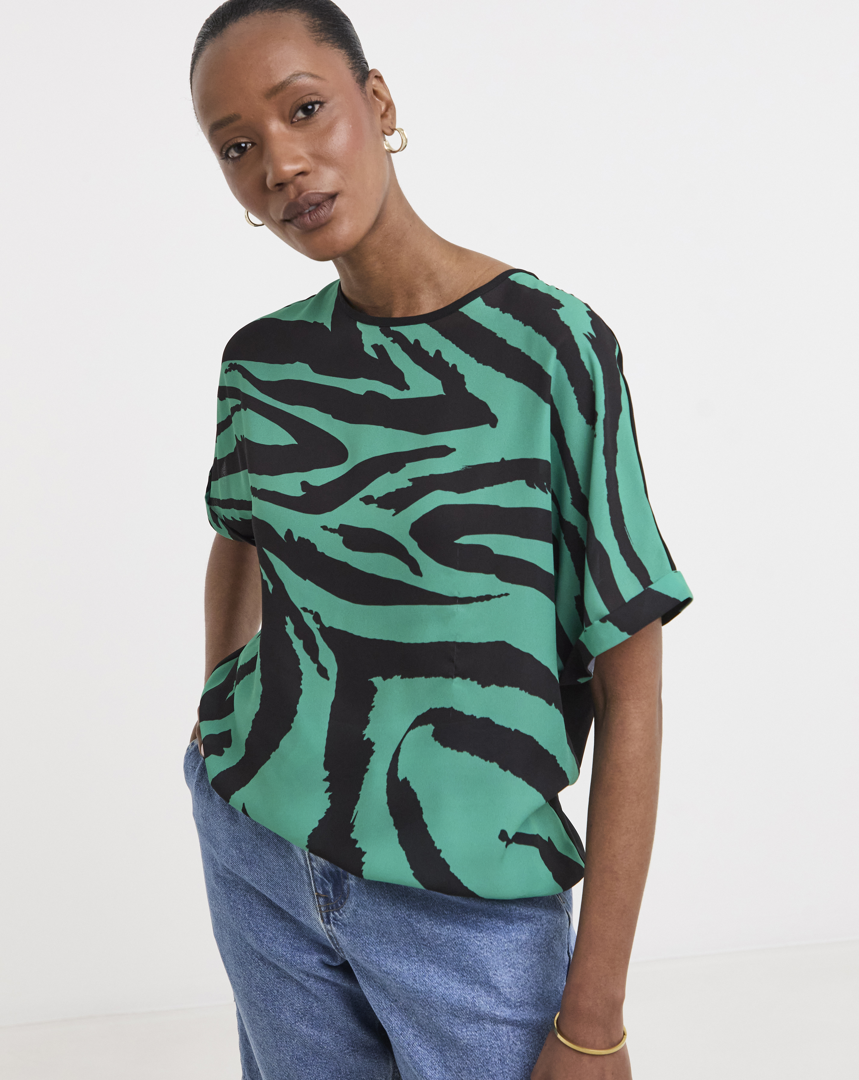 Boxy Short Sleeve Top
