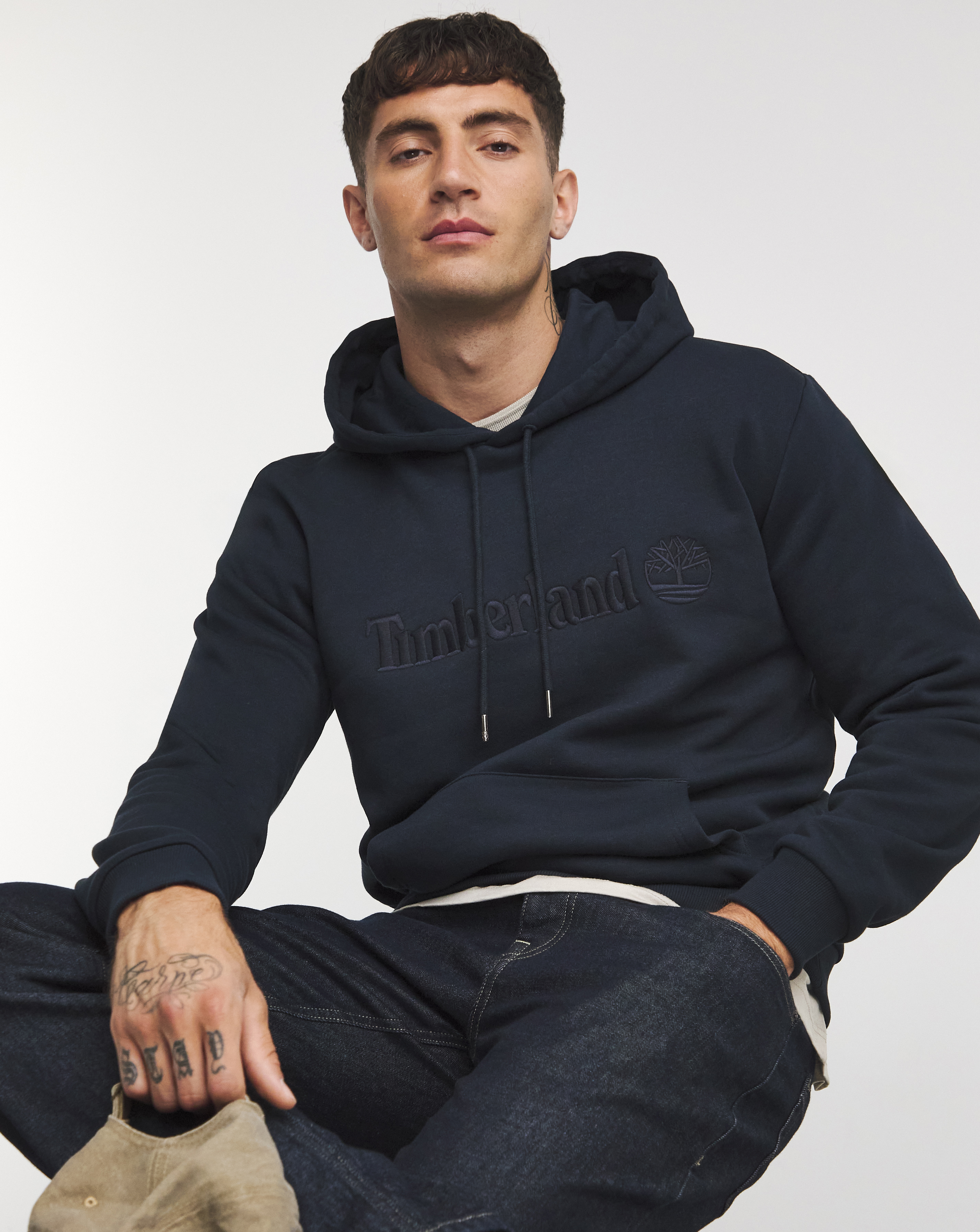 Timberland Hampthon Tonal Logo Hoodie