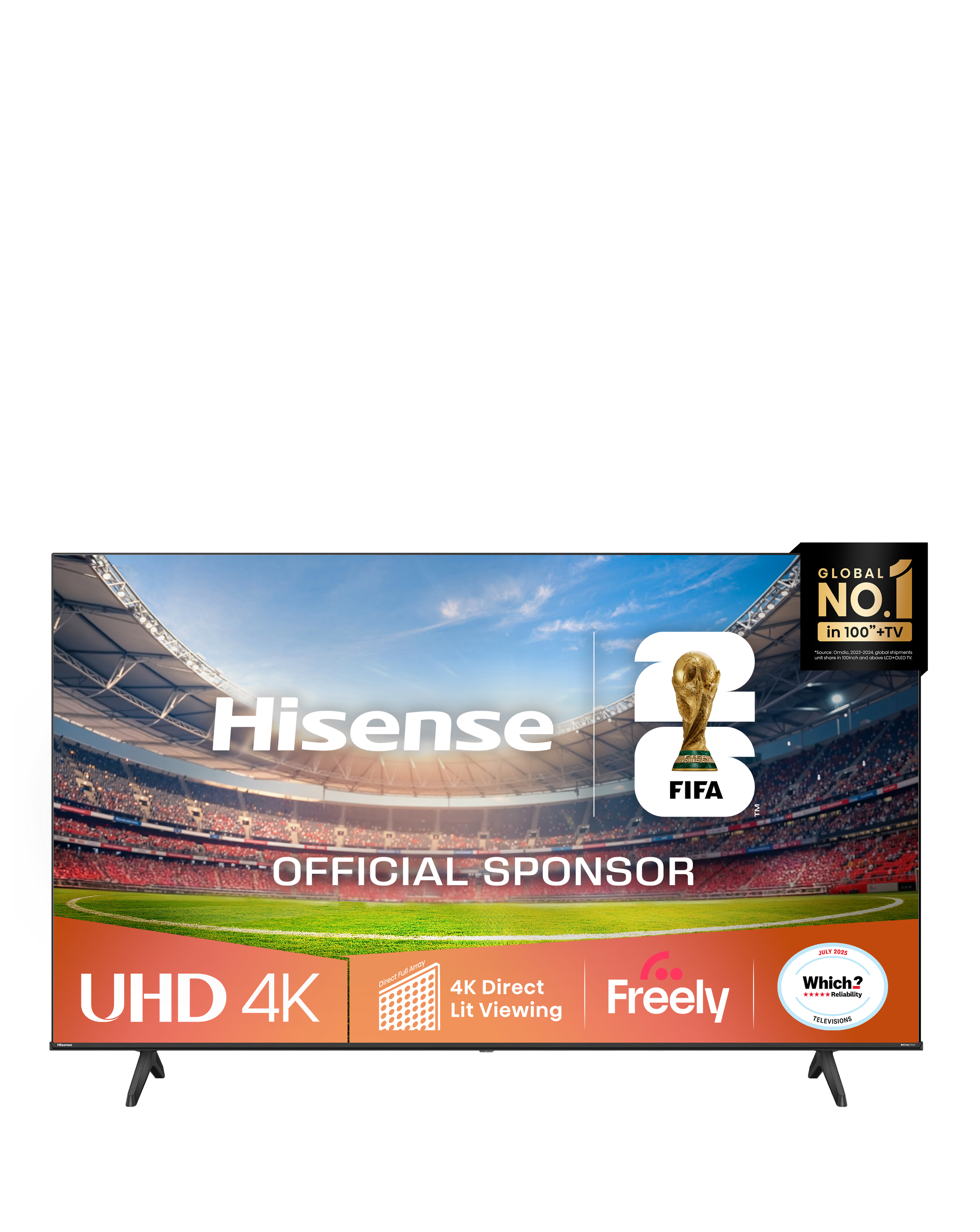 Hisense 75A6QTUK 75in 4K UHD HDR LED TV