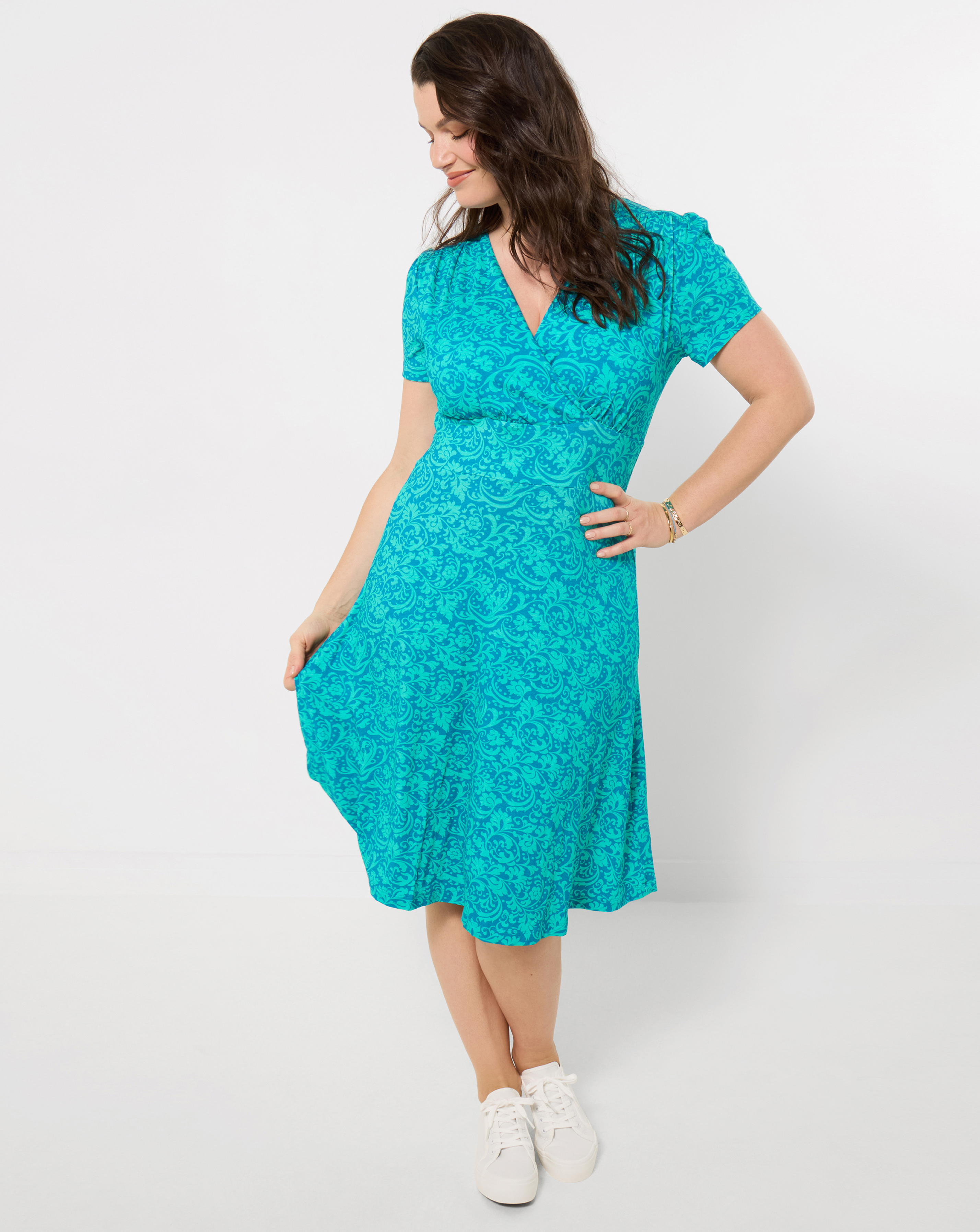 Pop Of Bright Jersey Dress