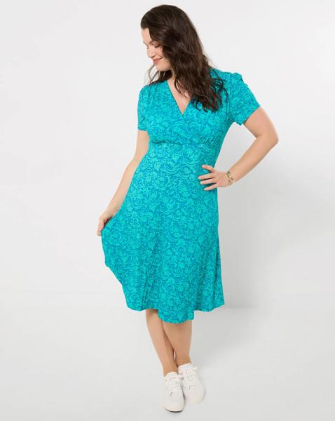 Pop Of Bright Jersey Dress