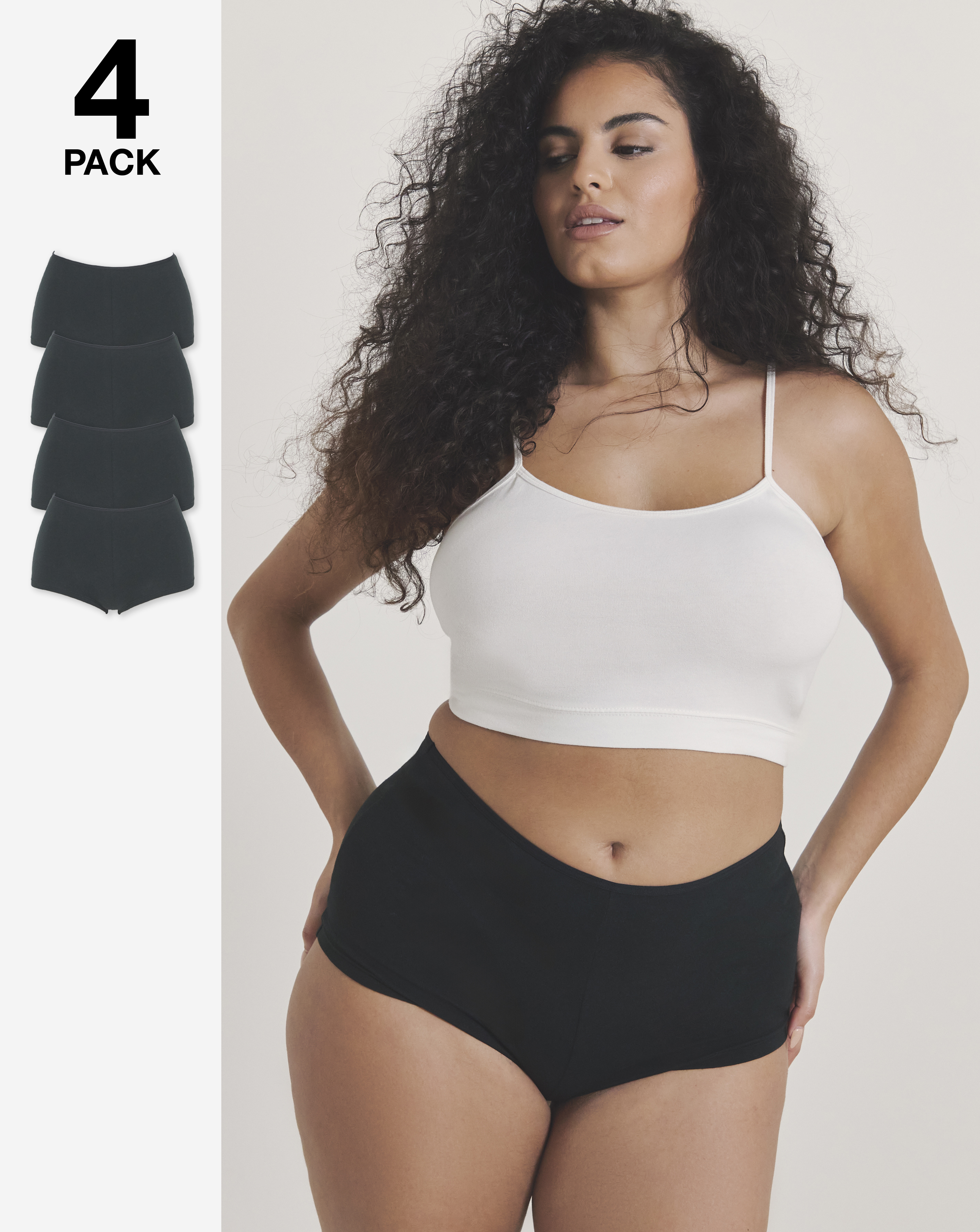 4 Pack Boy Short Knickers