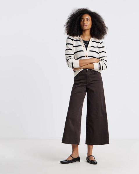 Simply Be Chocolate 24/7 Culotte Jeans