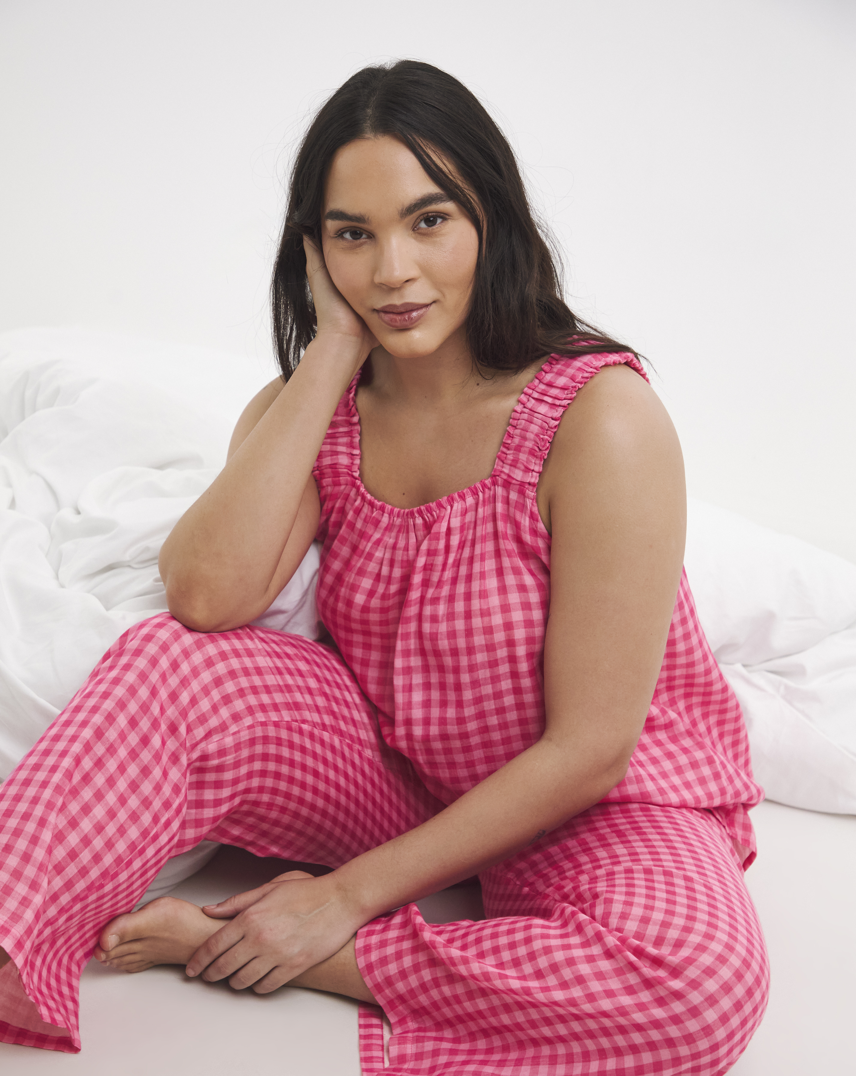 Pretty Secrets Gingham Cami PJ Set