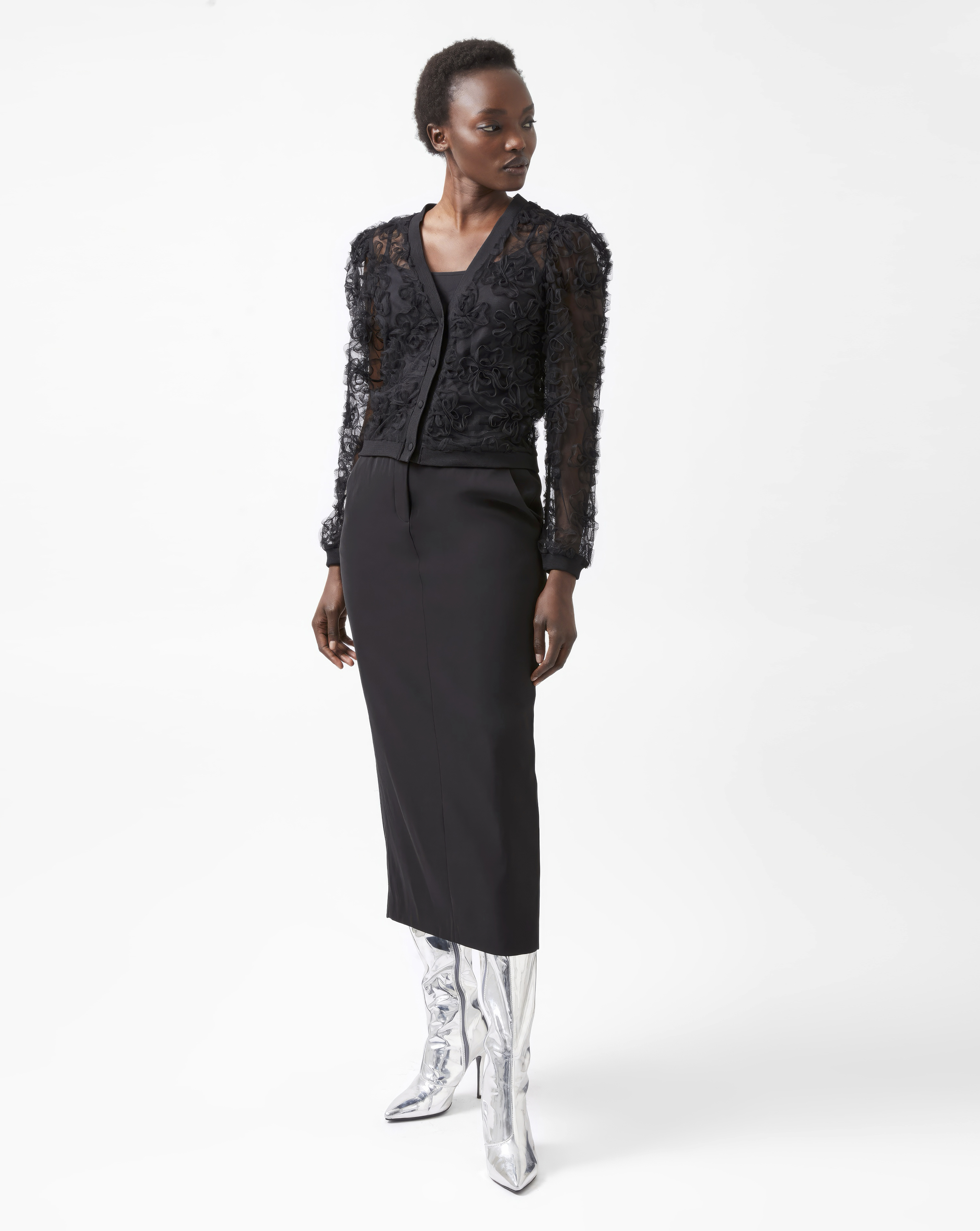 French Connection Sabina Mesh Shirt
