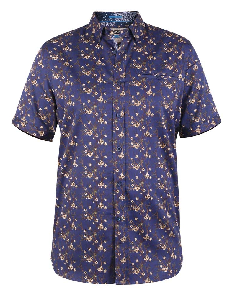 D555 Kingston S/S Floral Print Shirt