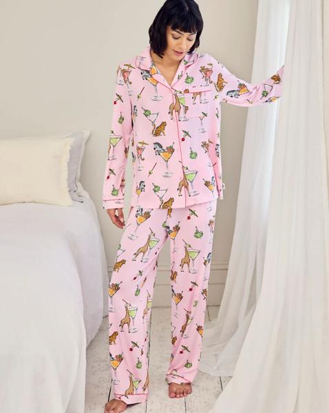 Chelsea Peers Classic Long Button Up Set