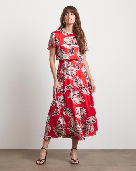 Joanna Hope Split Sleeve Dress