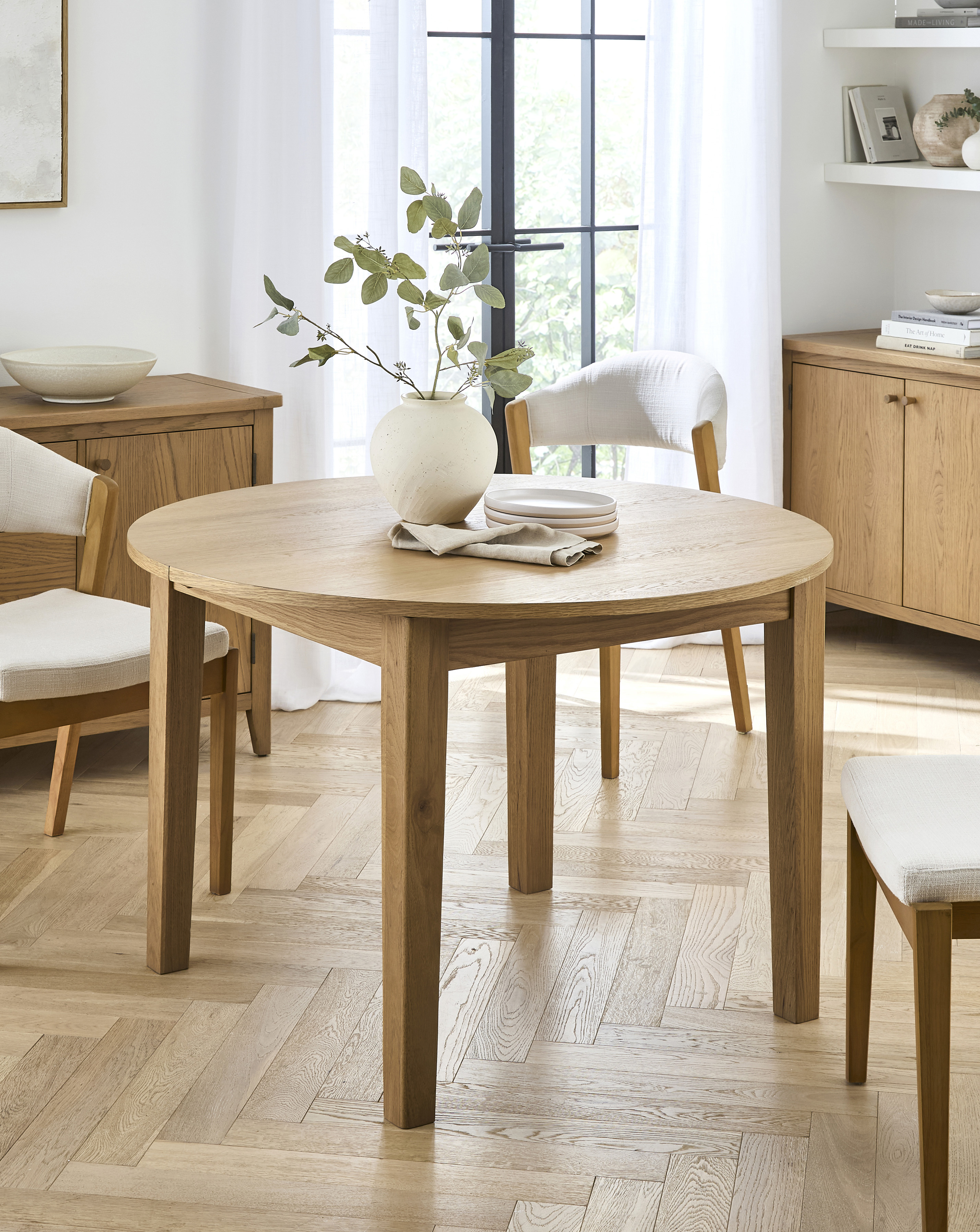 Caitlin Wooden Extendable Dining Table