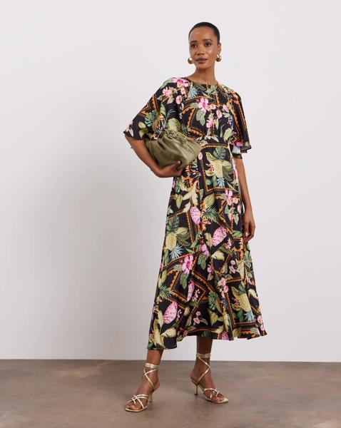 Joanna Hope Printed Tea Dress