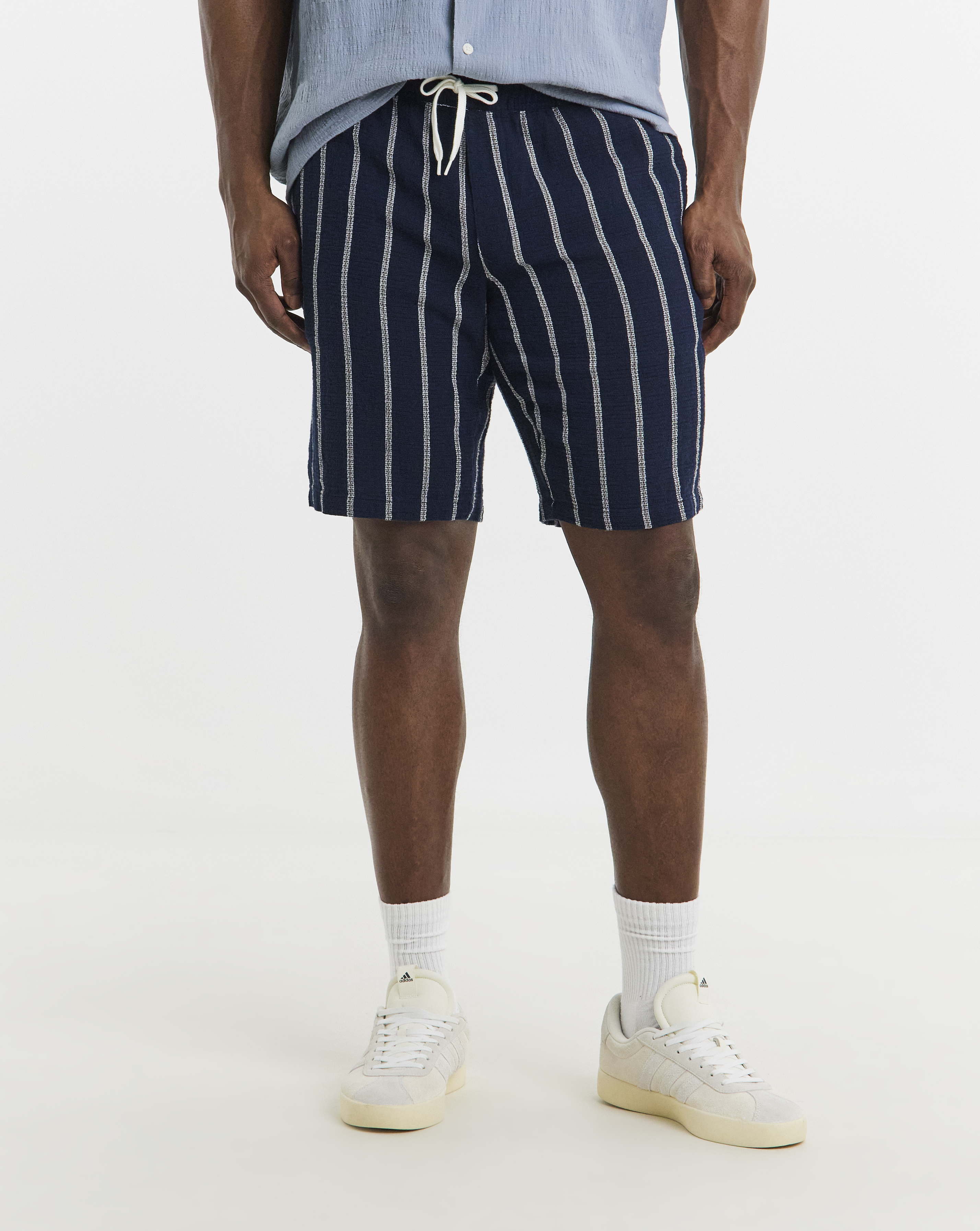 Jack & Jones Navy Coba Stripe Short Size 40