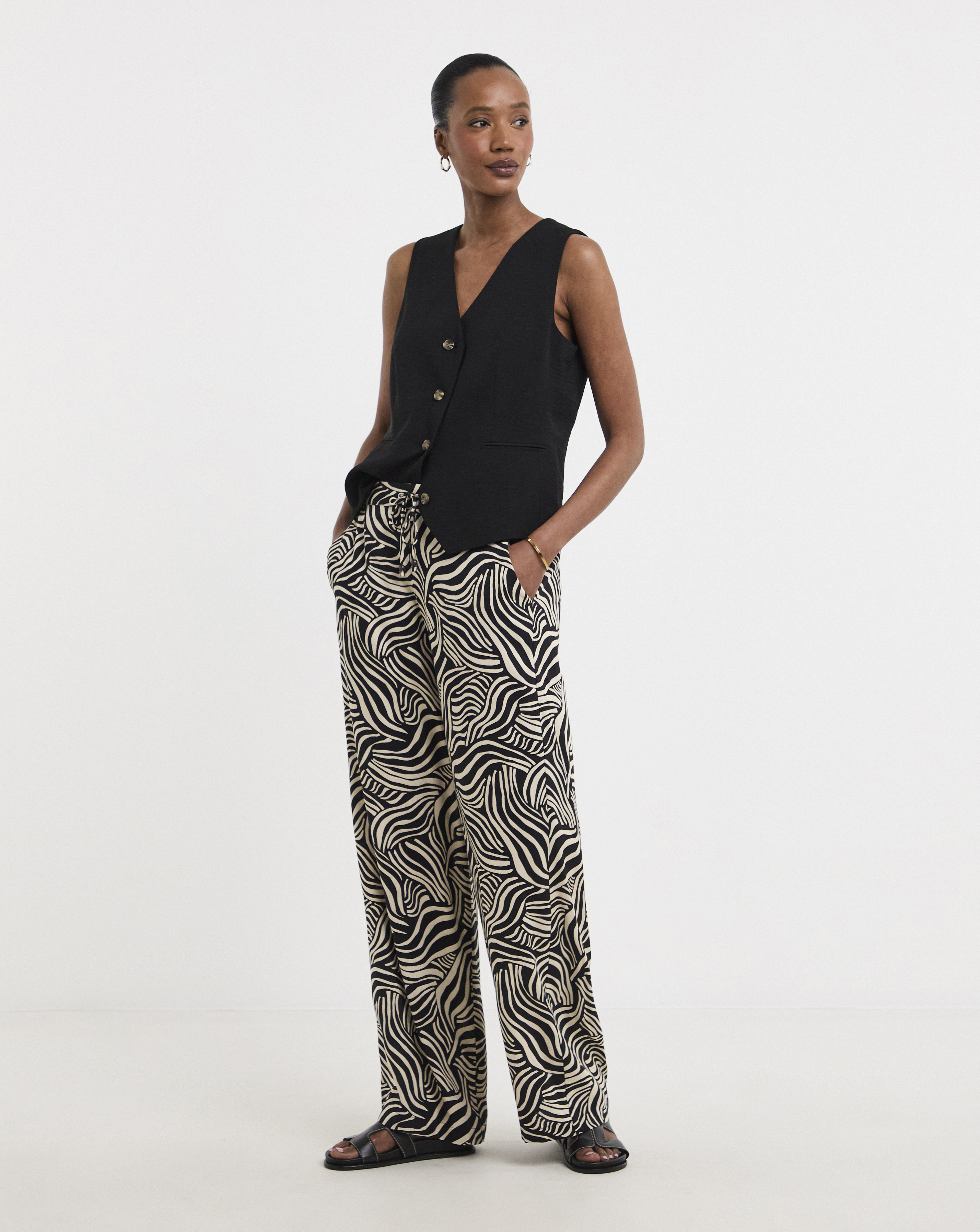 Wide Leg Trouser