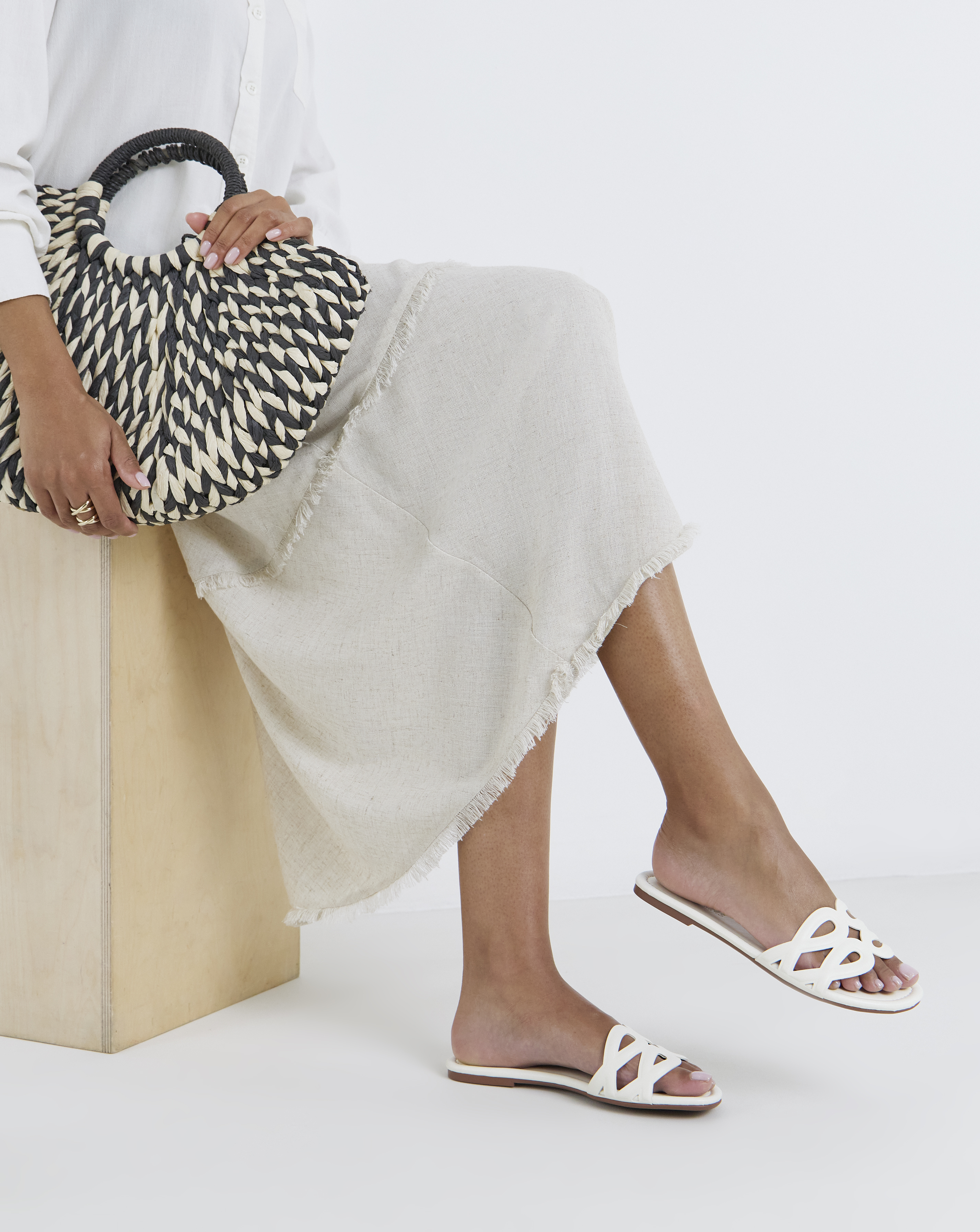 Padded Loop Mule Sandal Ex Wide