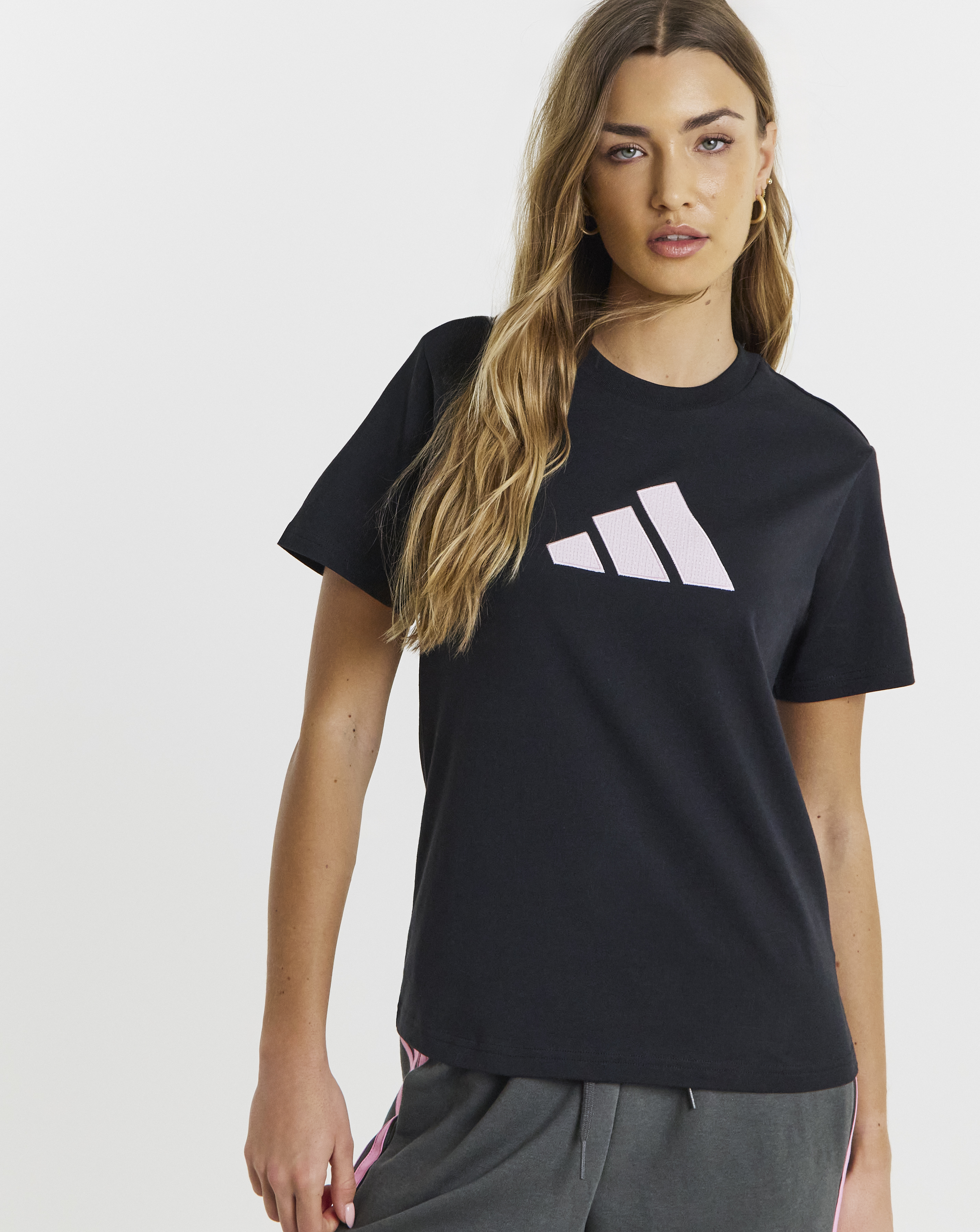 adidas Gingham T-Shirt