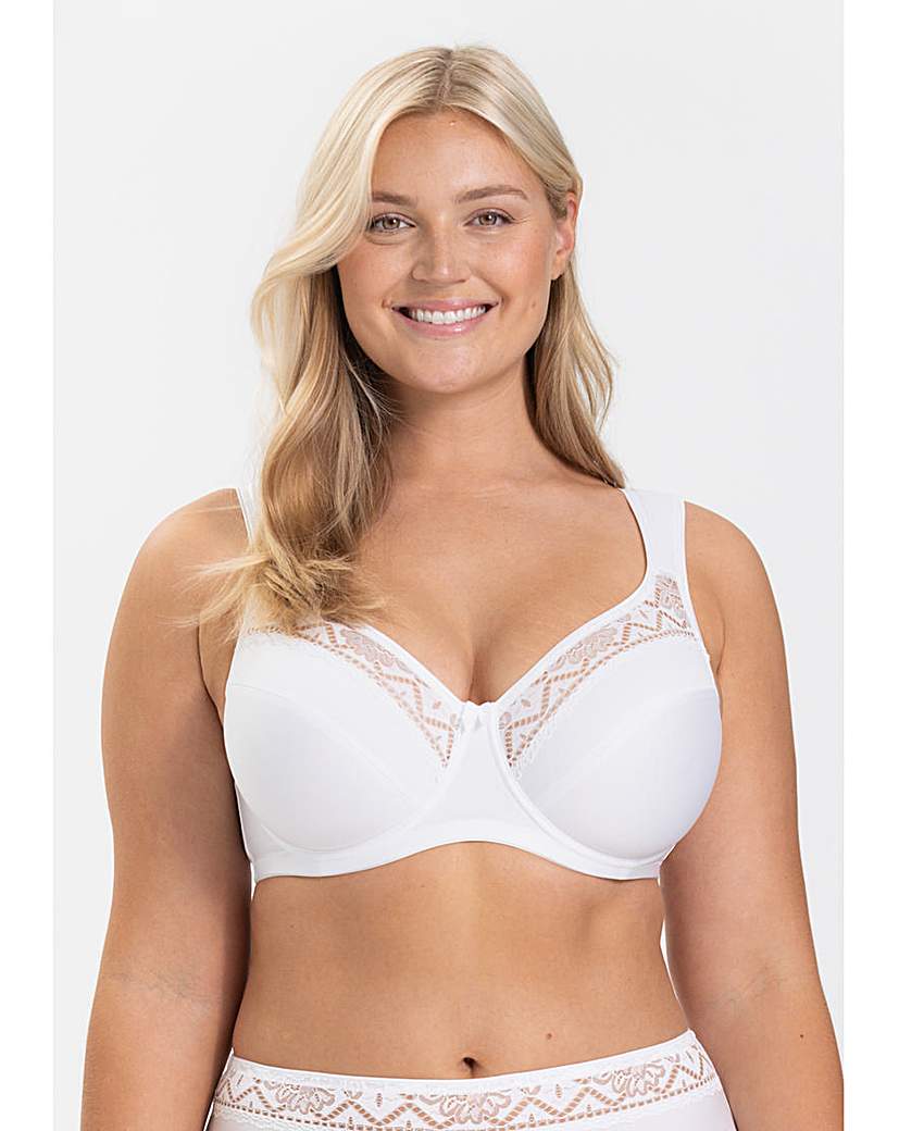 Miss Mary Of Sweden Women's White Miss Mary Breeze Wired Bra 40C