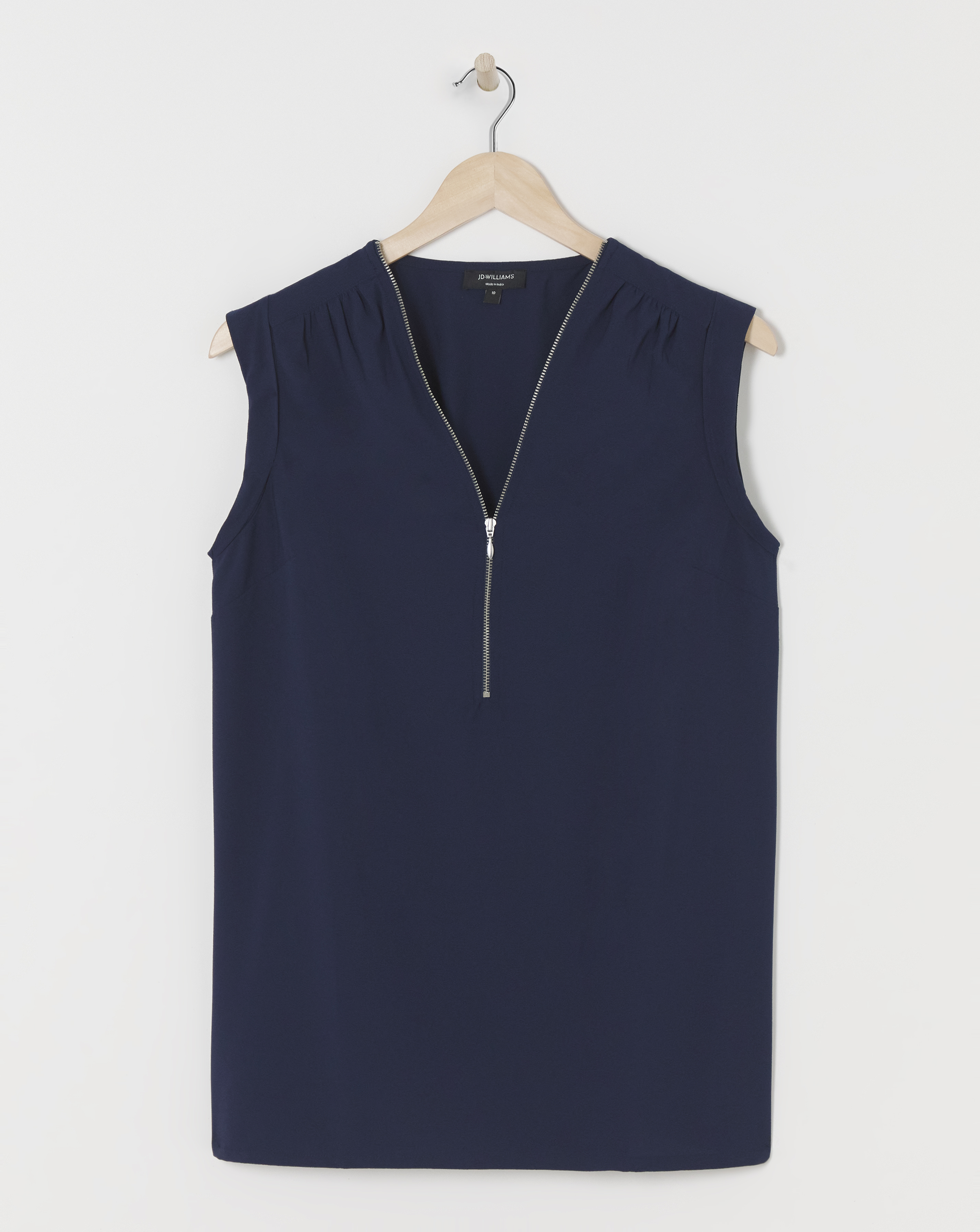 Zip Front Top