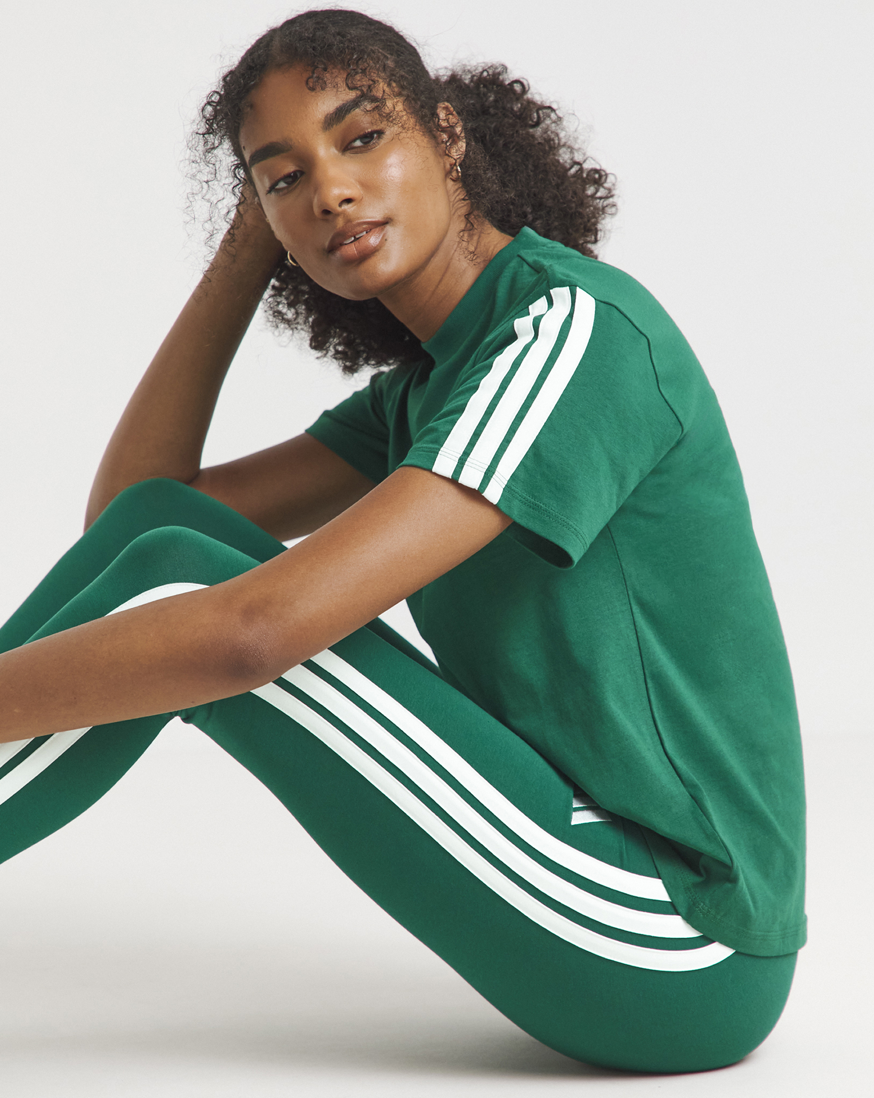 adidas 3 Stripe Training T-Shirt