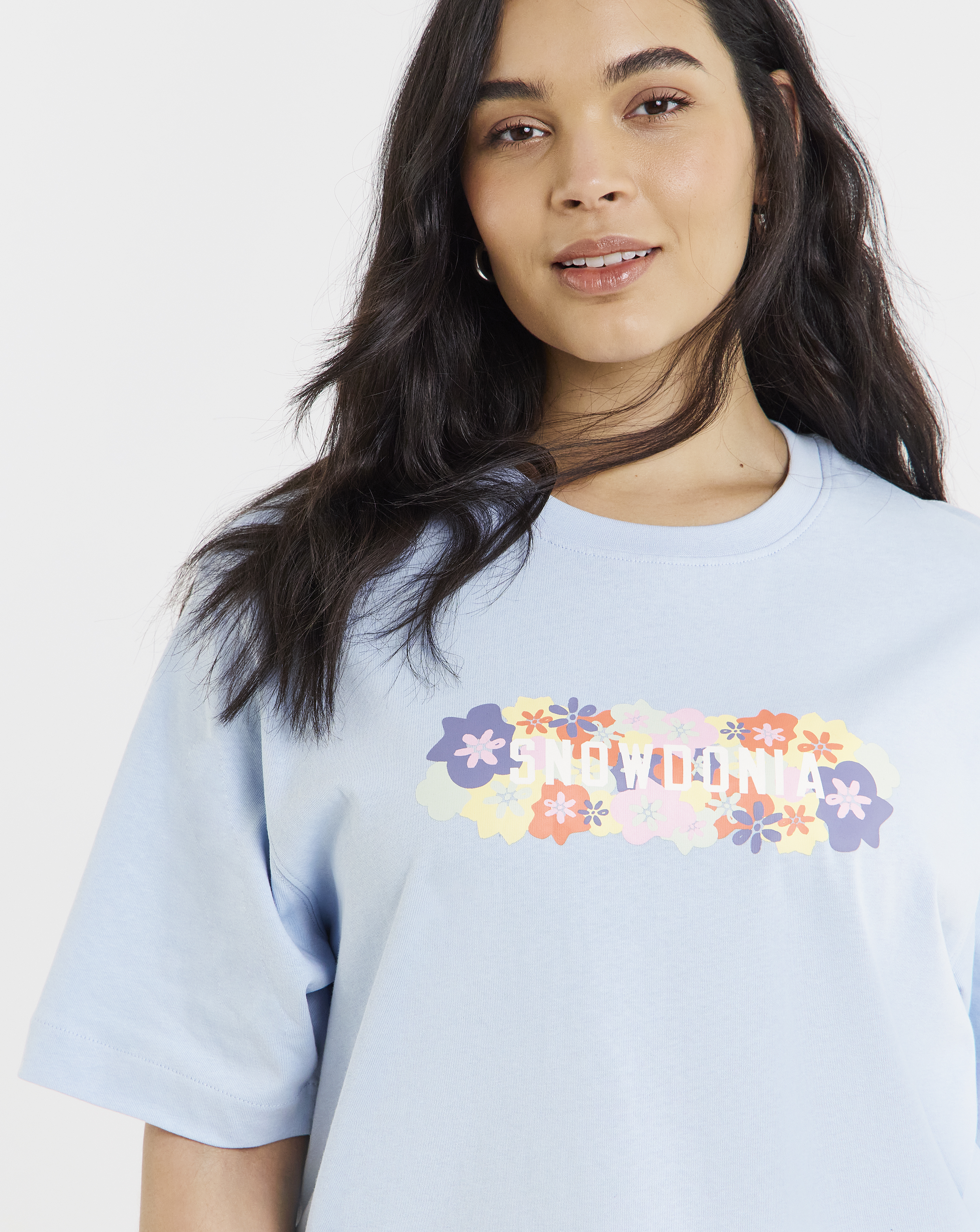 Snowdonia Floral Branded T-Shirt
