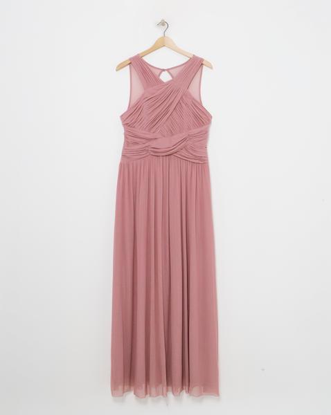 Little Mistress Crossover Maxi Dress
