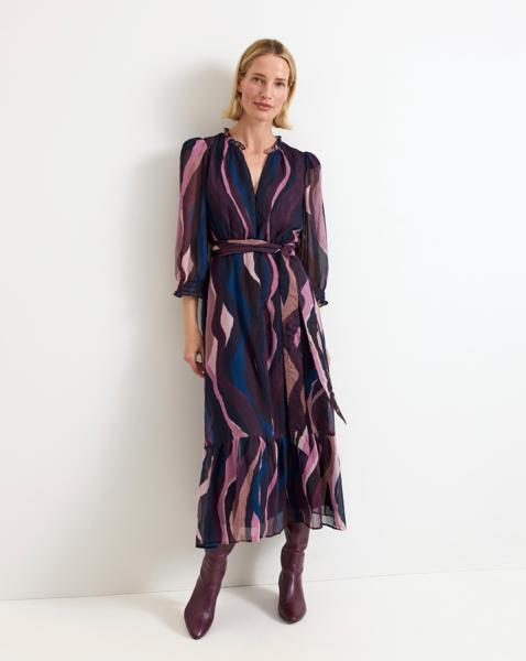 Phase Eight Cara Puff Sleeve Swing Dress