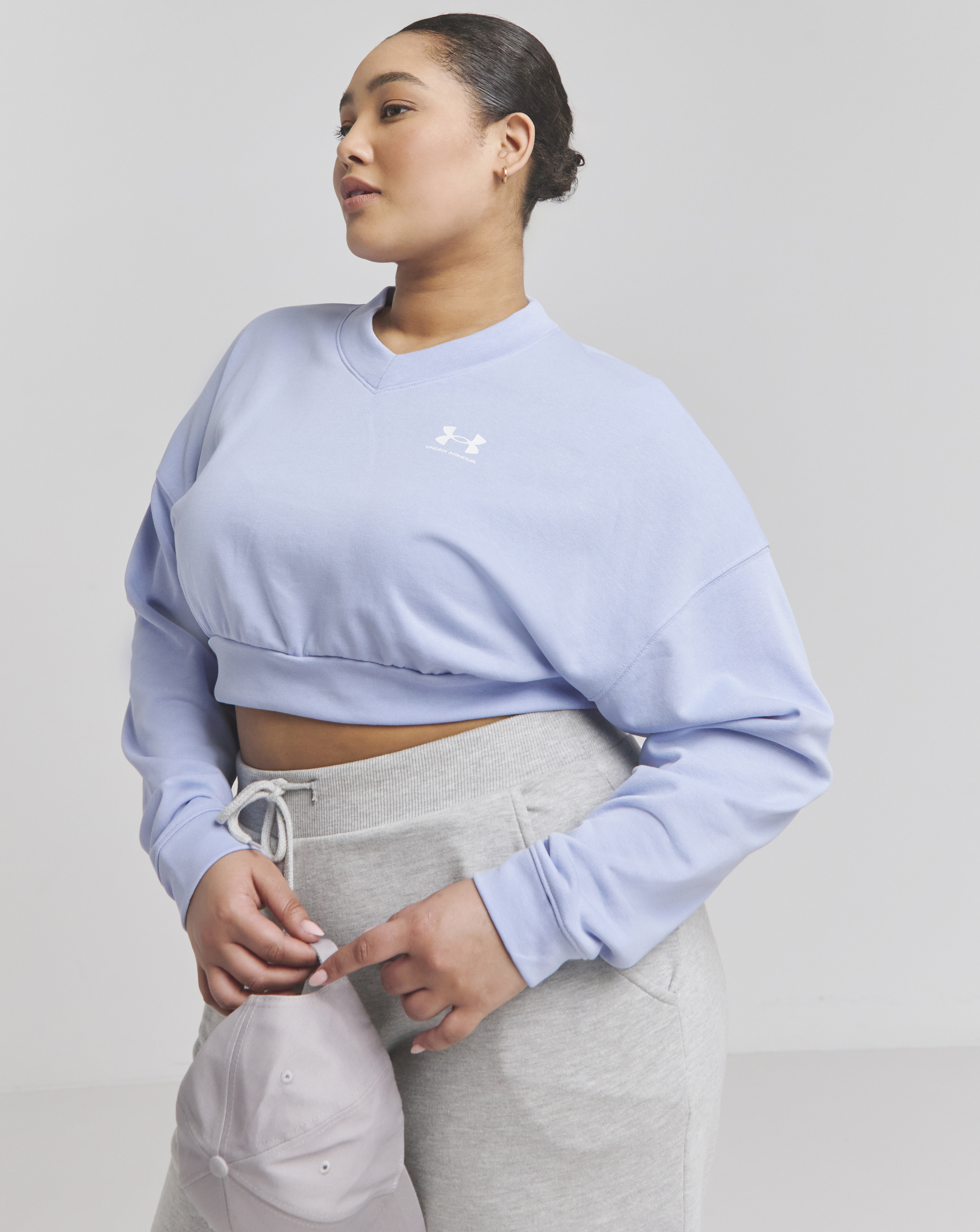 Under Armour Rival Oversized Crop Crew