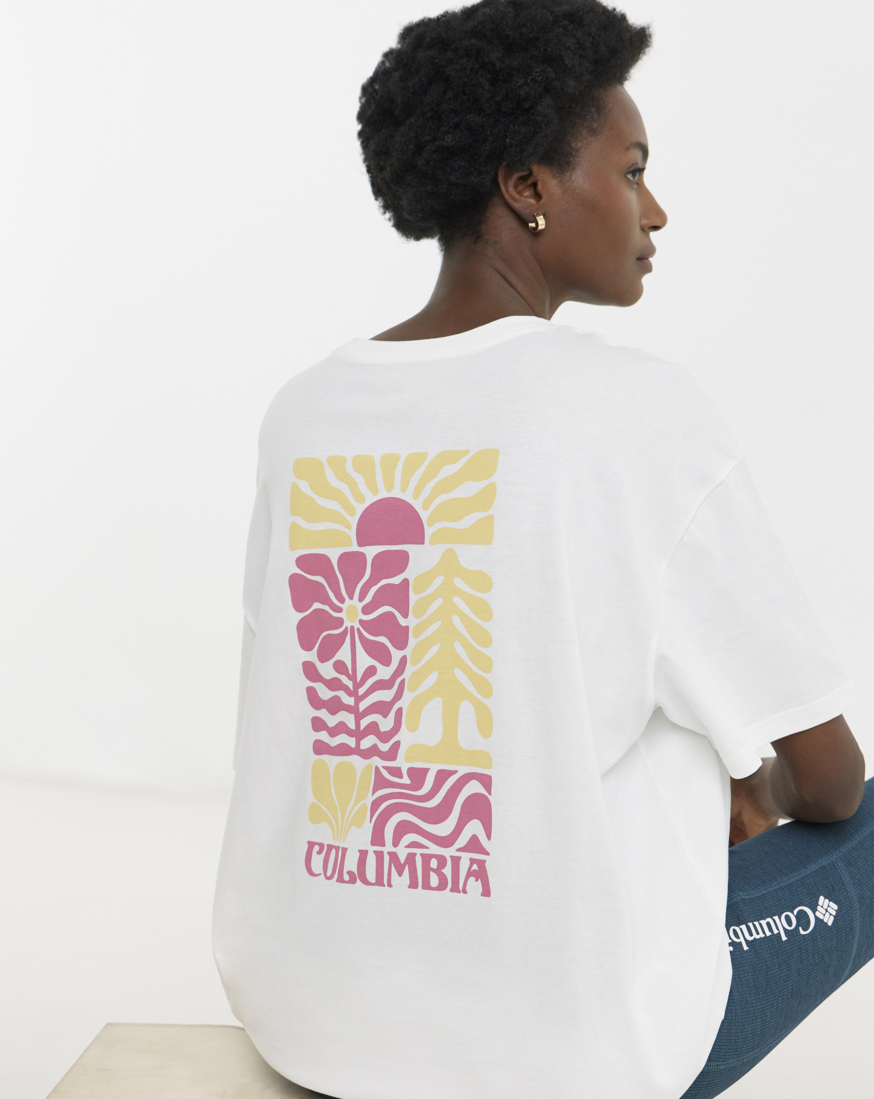 Columbia Oversized Back Print T-Shirt