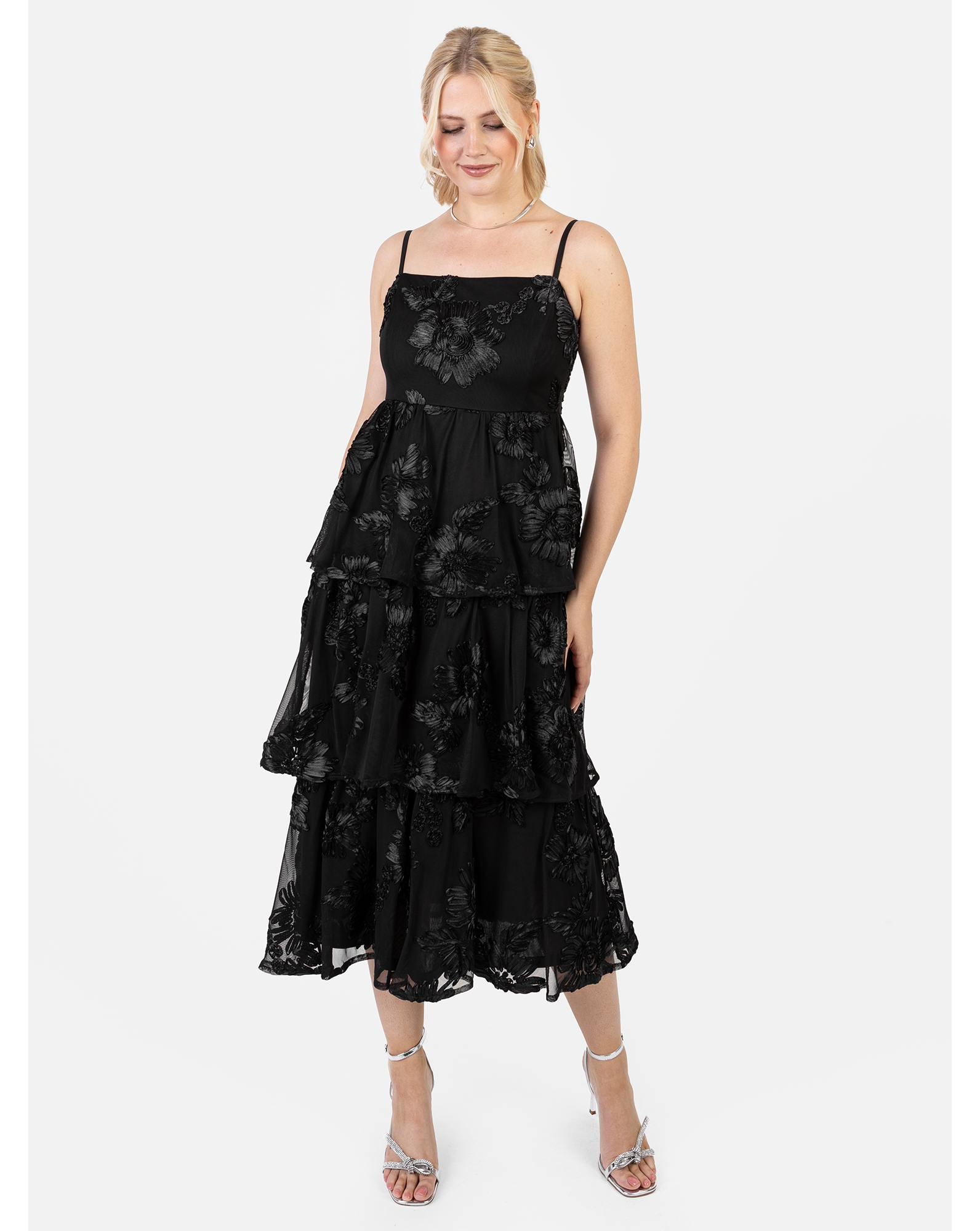 Maya Deluxe Textured Dress