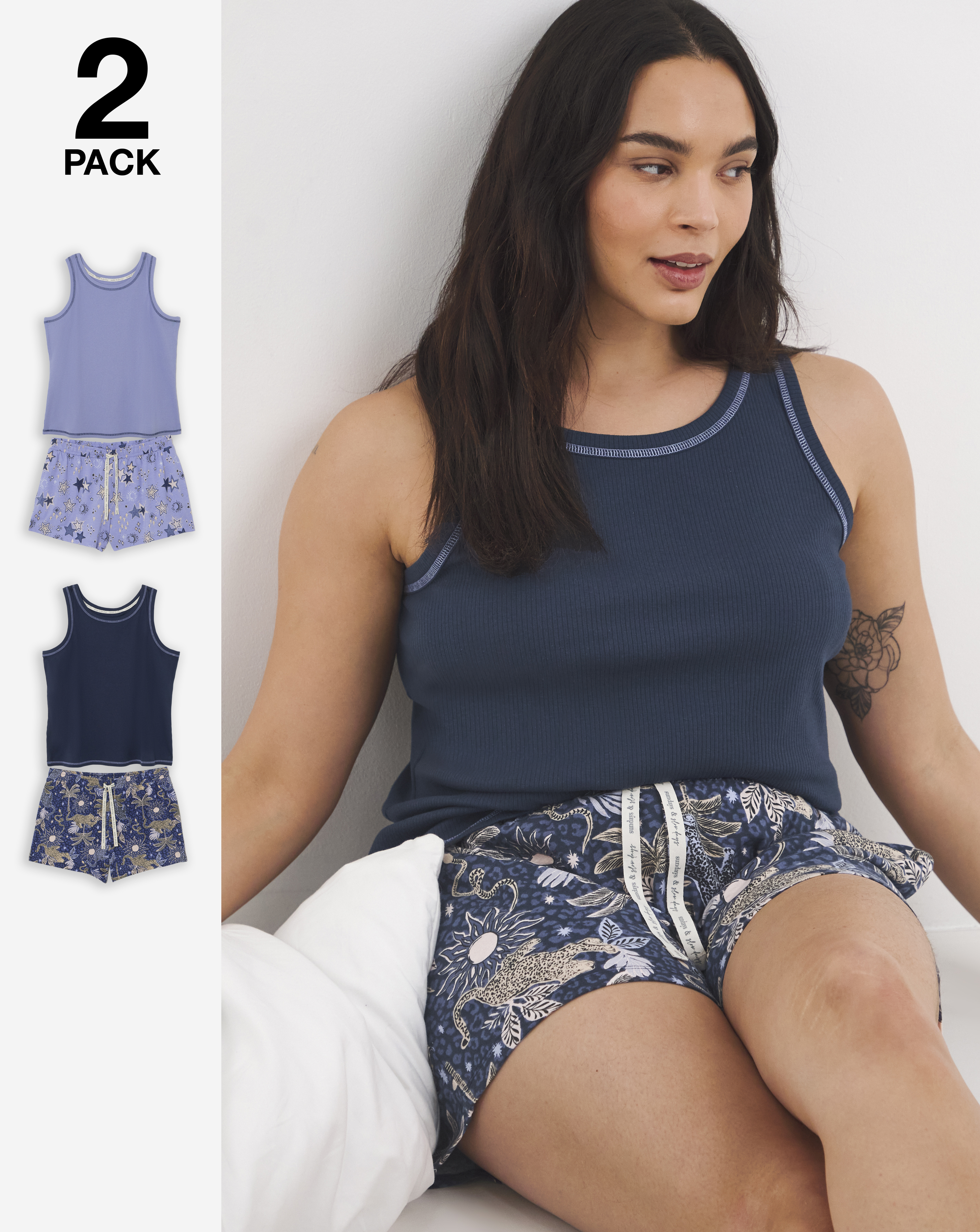 Pretty Secrets 2 Pack Vest Set