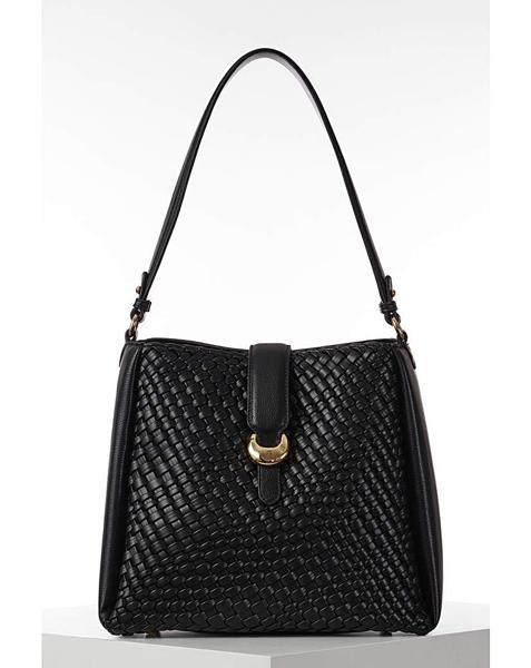 Luella Grey Flora Black Weave Hobo