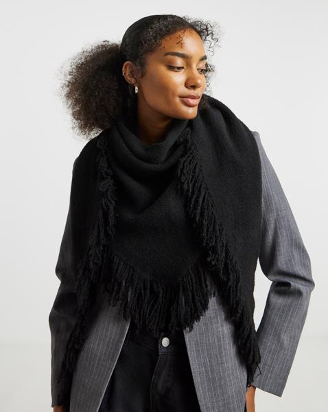 Fringe Detail Wrap Scarf