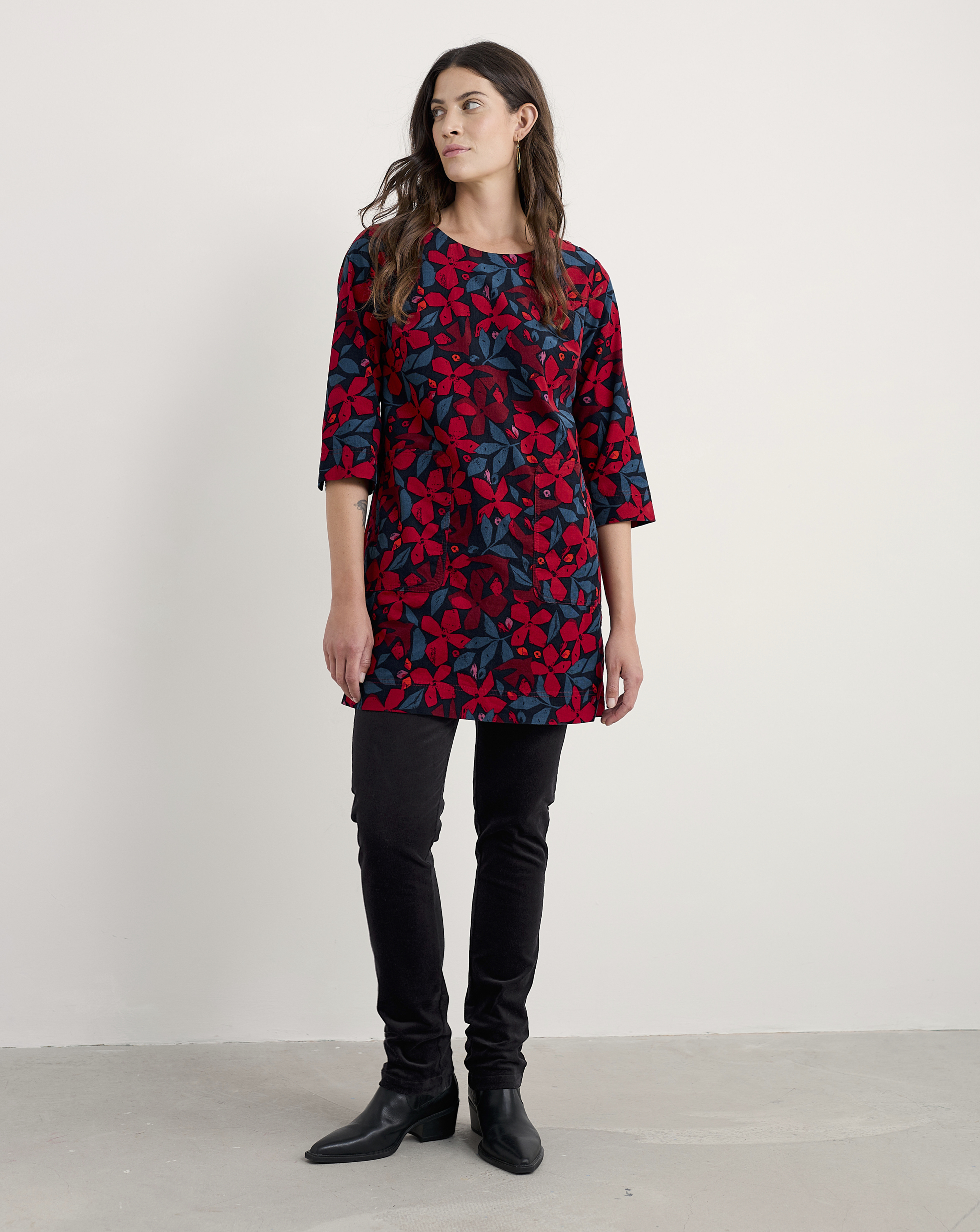 Seasalt Cornwall Port Gaverne Tunic Pink Multi-Coloured - Seasalt - Size12