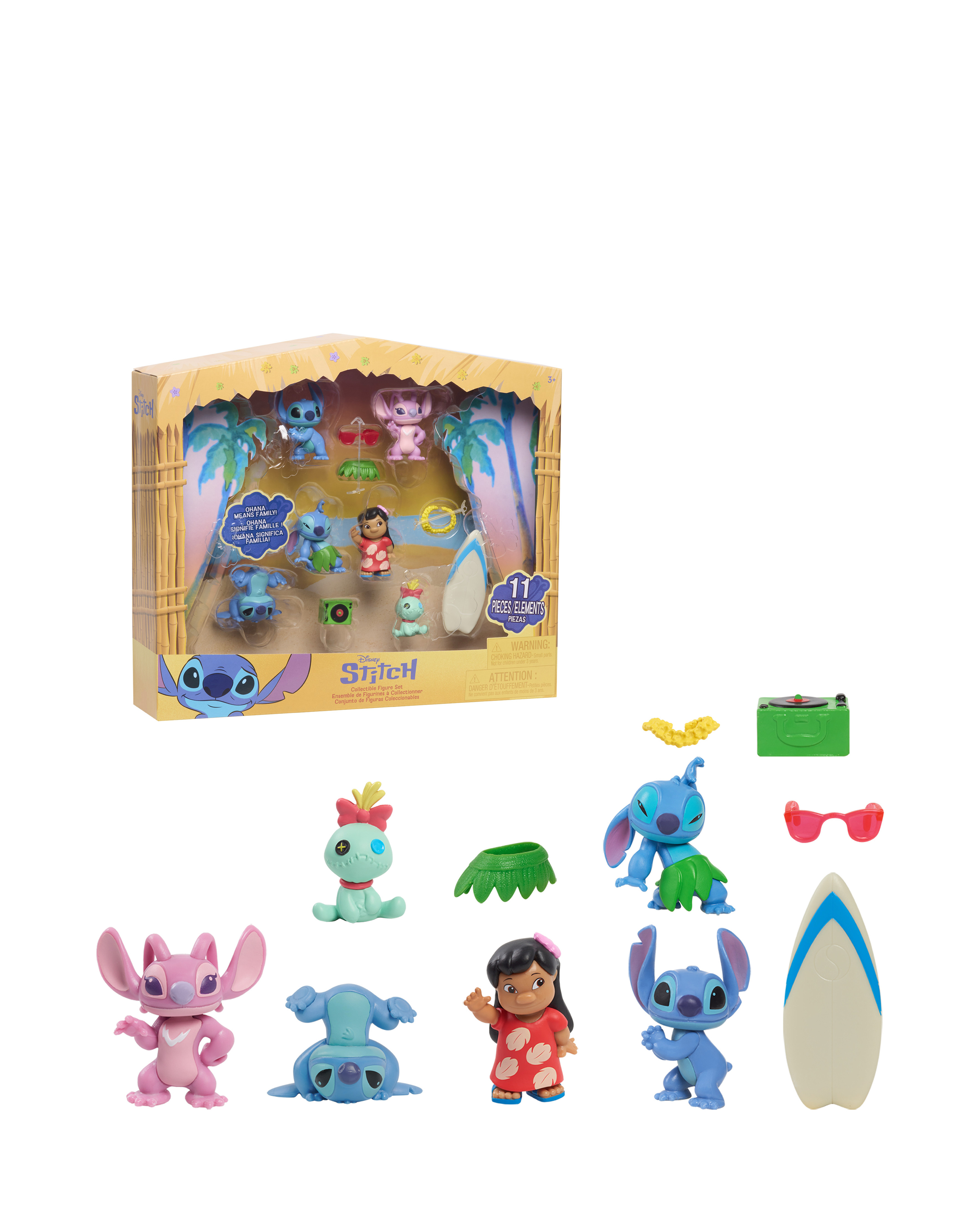 Disney Stitch Live Action Figure Set
