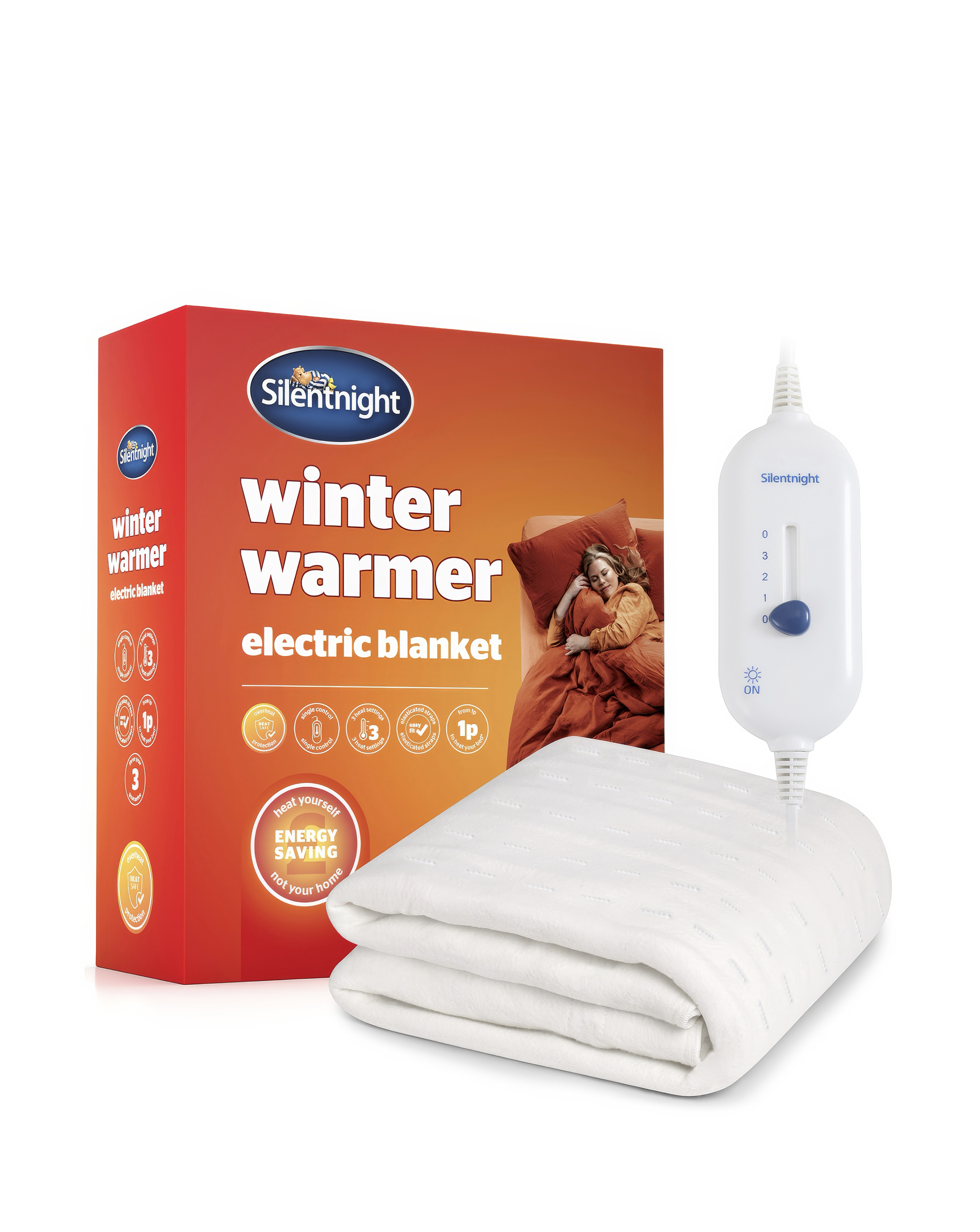 Silentnight - Electric Blanket - Single - White