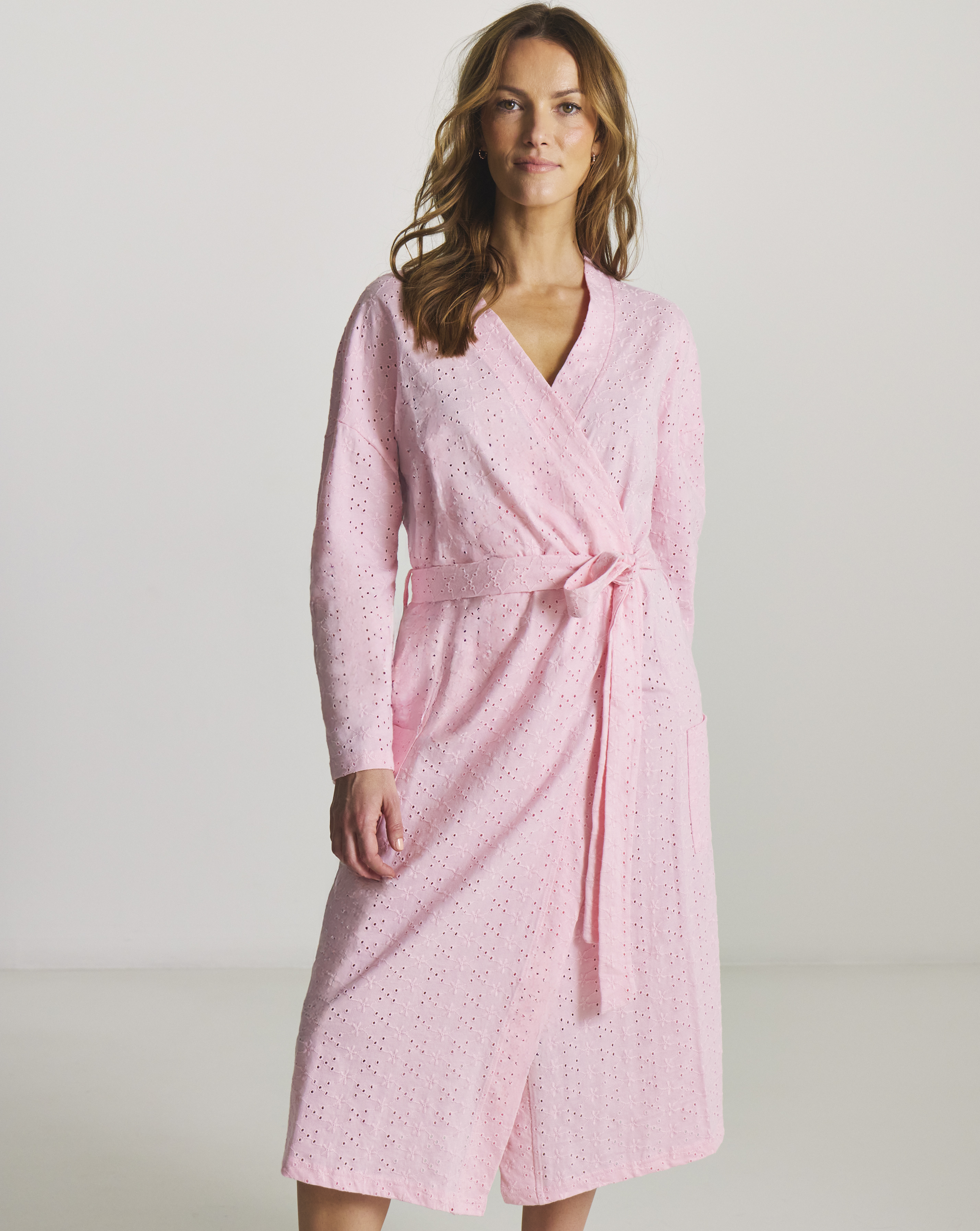Jersey Broderie Gown