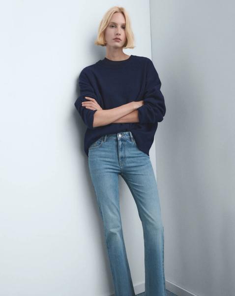 Mango Flare Mid-Rise Jean