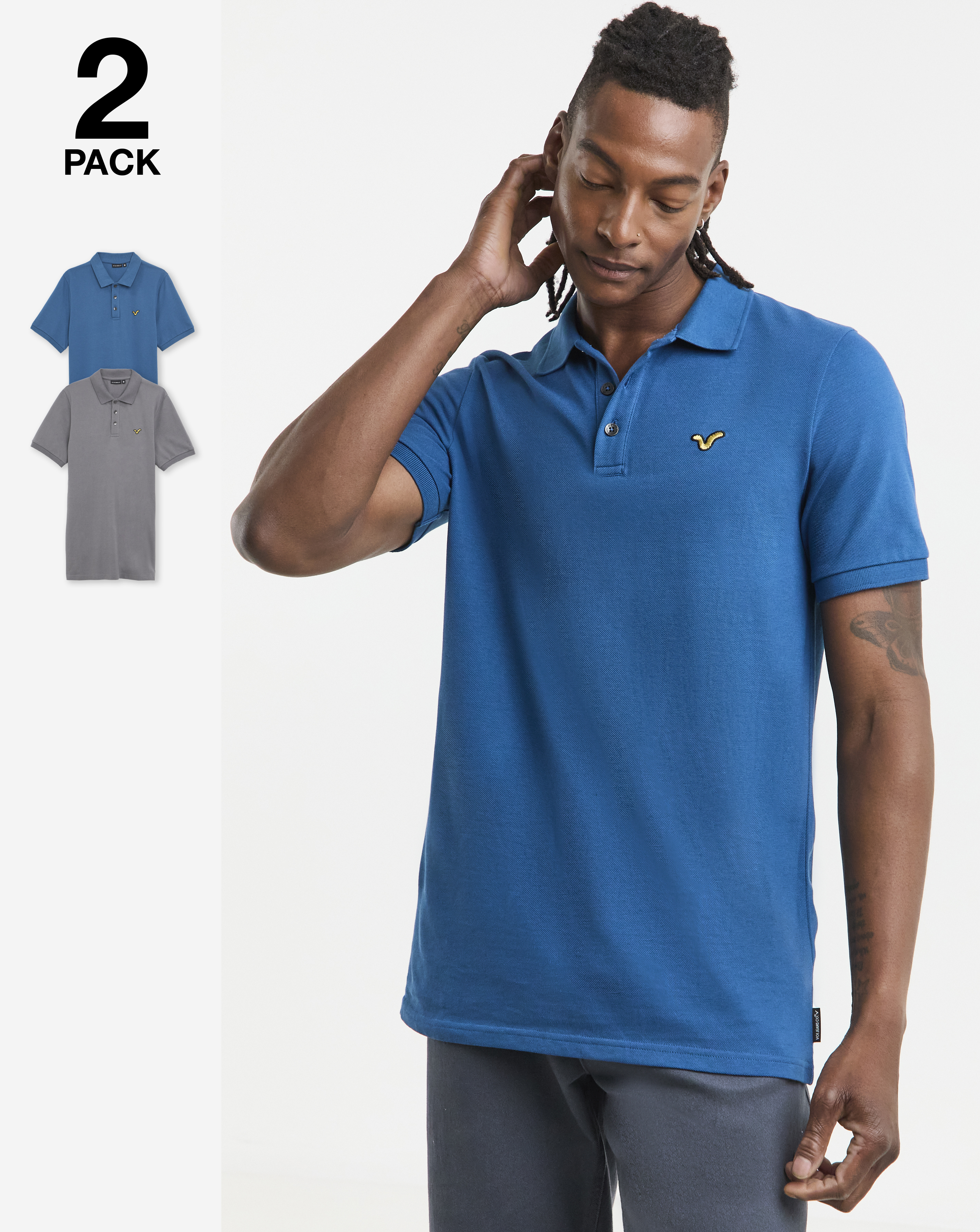 Voi 2 Pack Polos Long