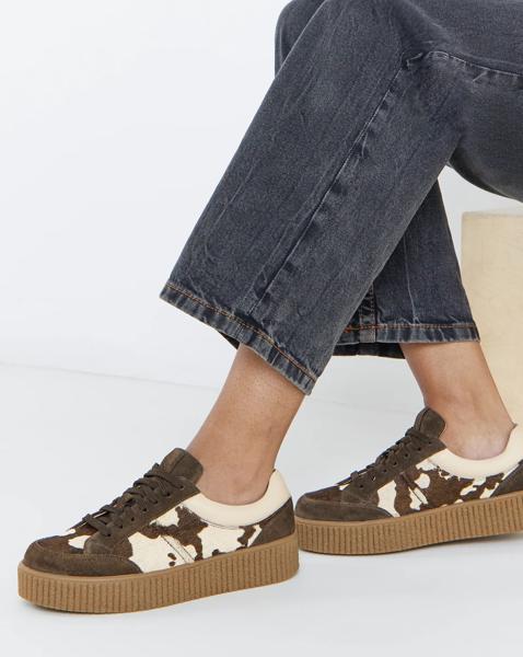 New In - Chunky Lace Up Trainer Wide