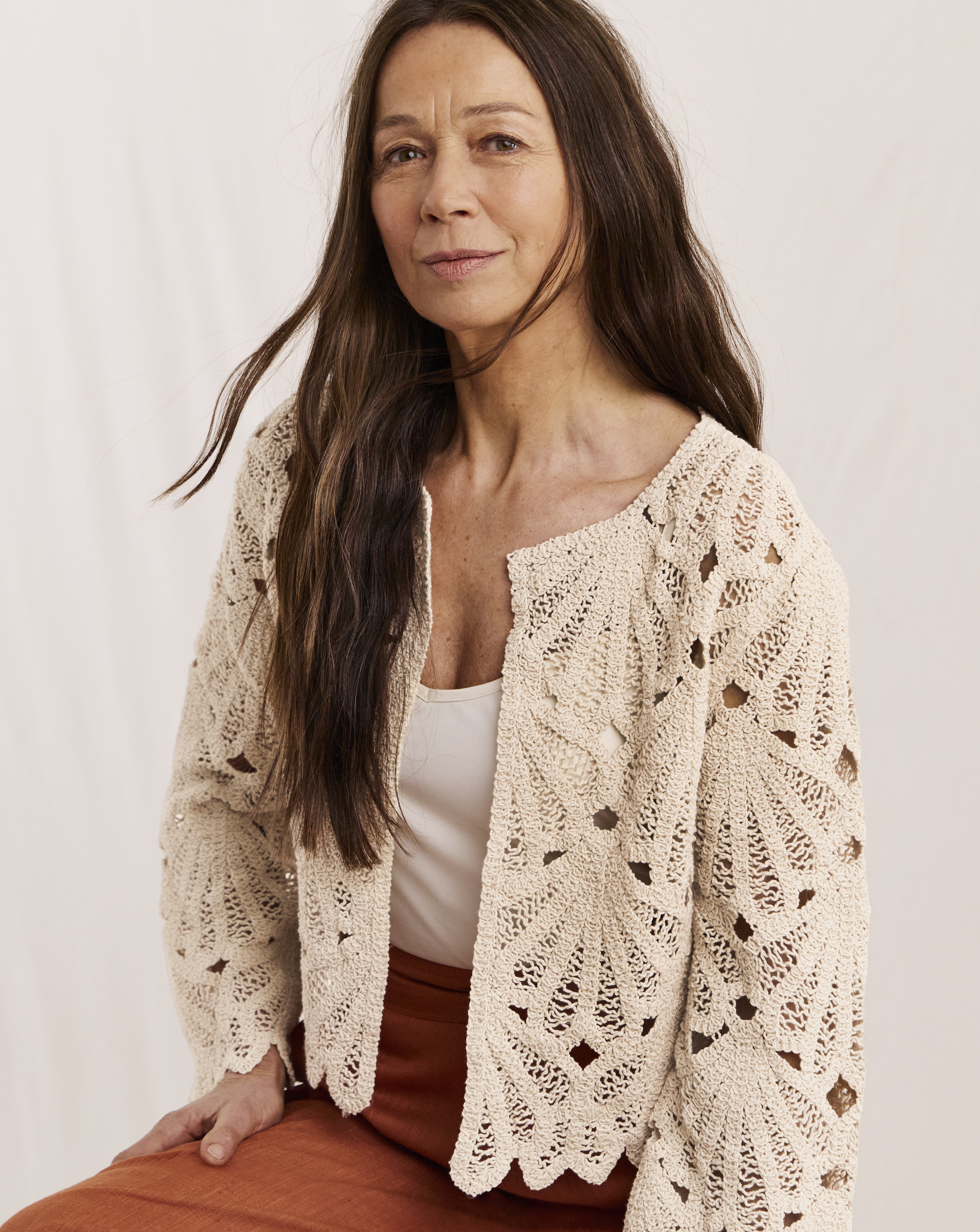 Julipa Crochet Knitted Jacket