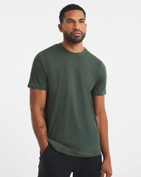 Crew Neck T-Shirt Long - Green