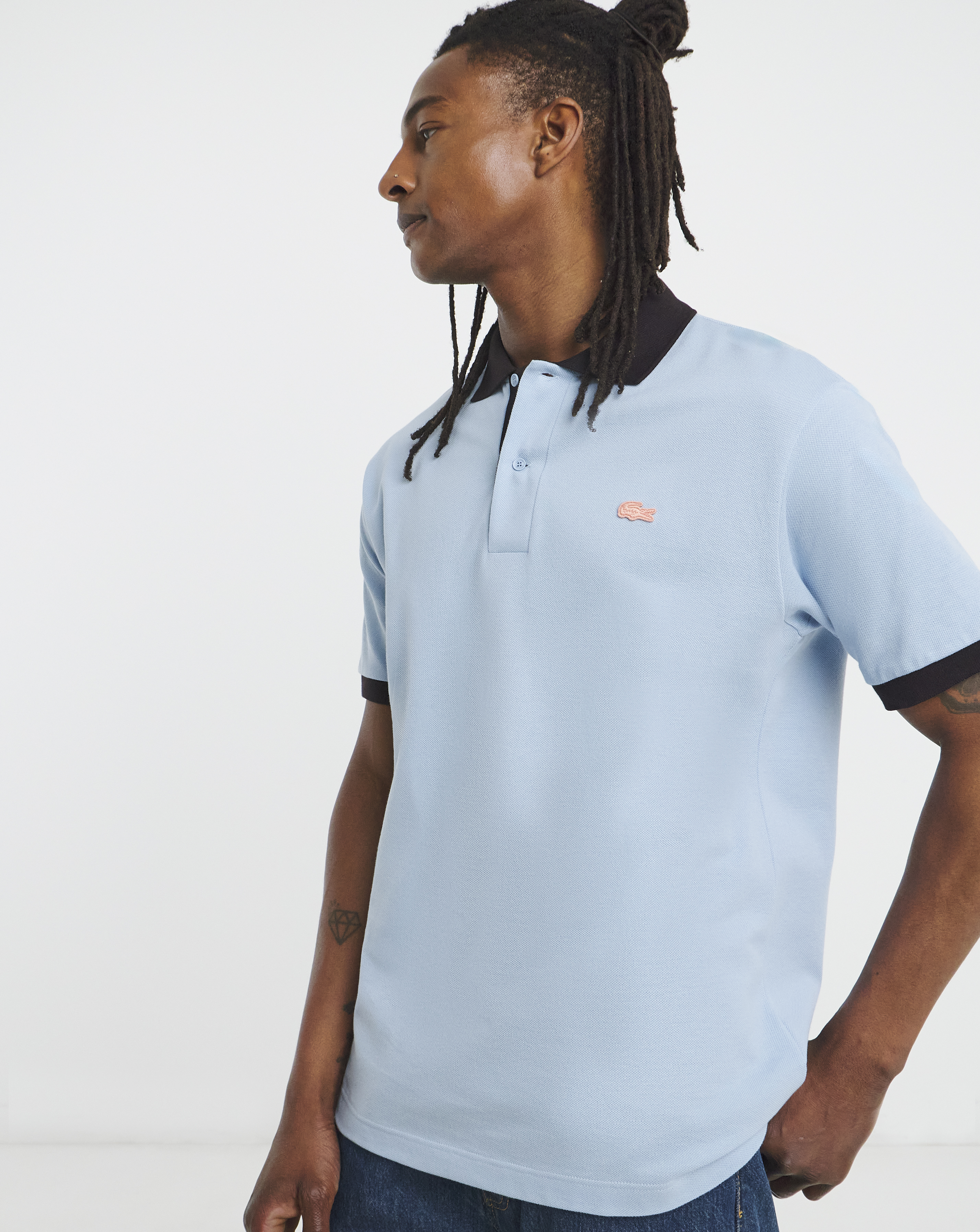 Lacoste Short Sleeve Contrast Polo