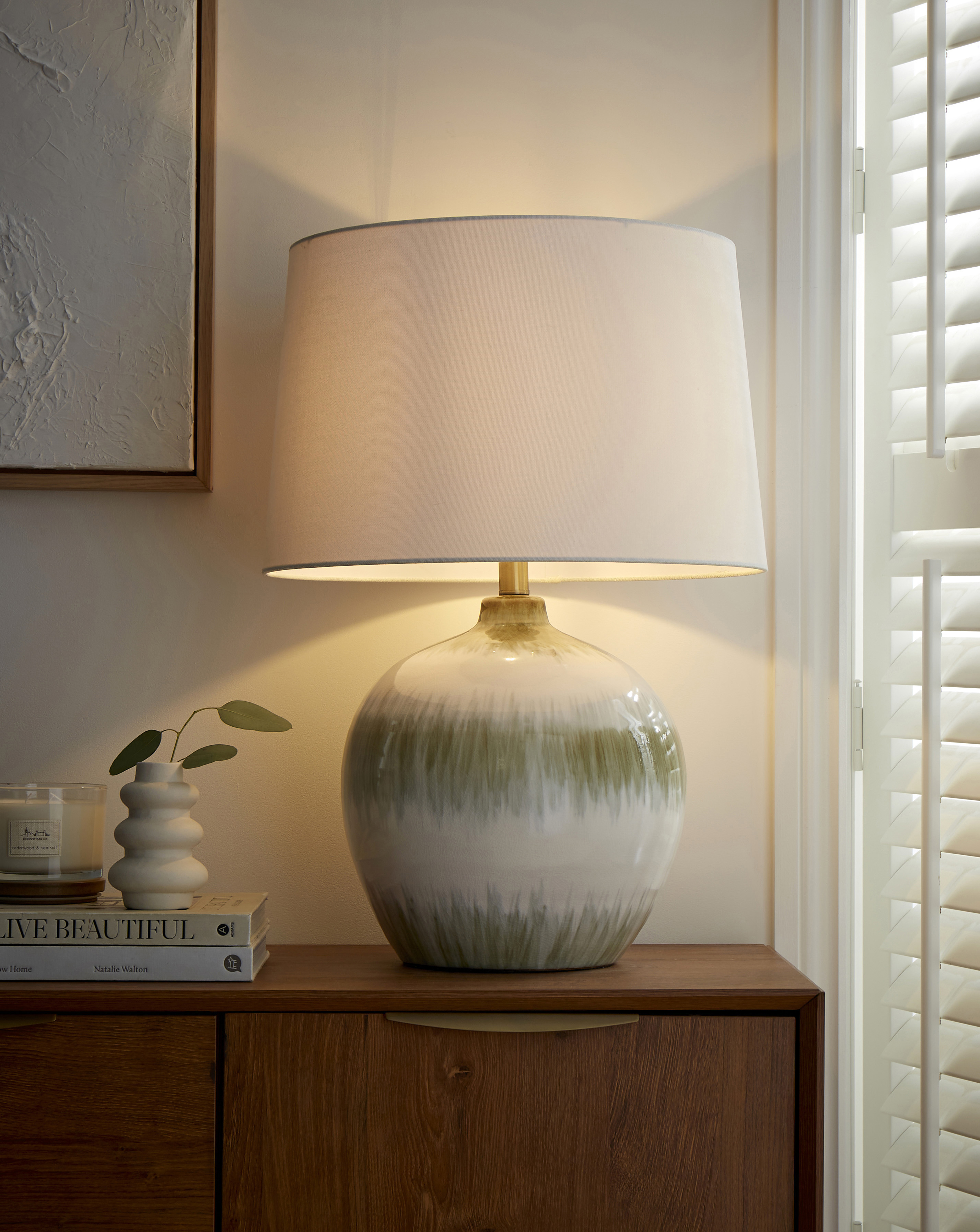 Ceramic Ombre Glaze Table Lamp