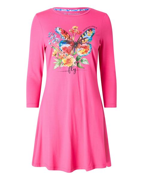 JB Beautiful Butterfly Graphic Tunic Top