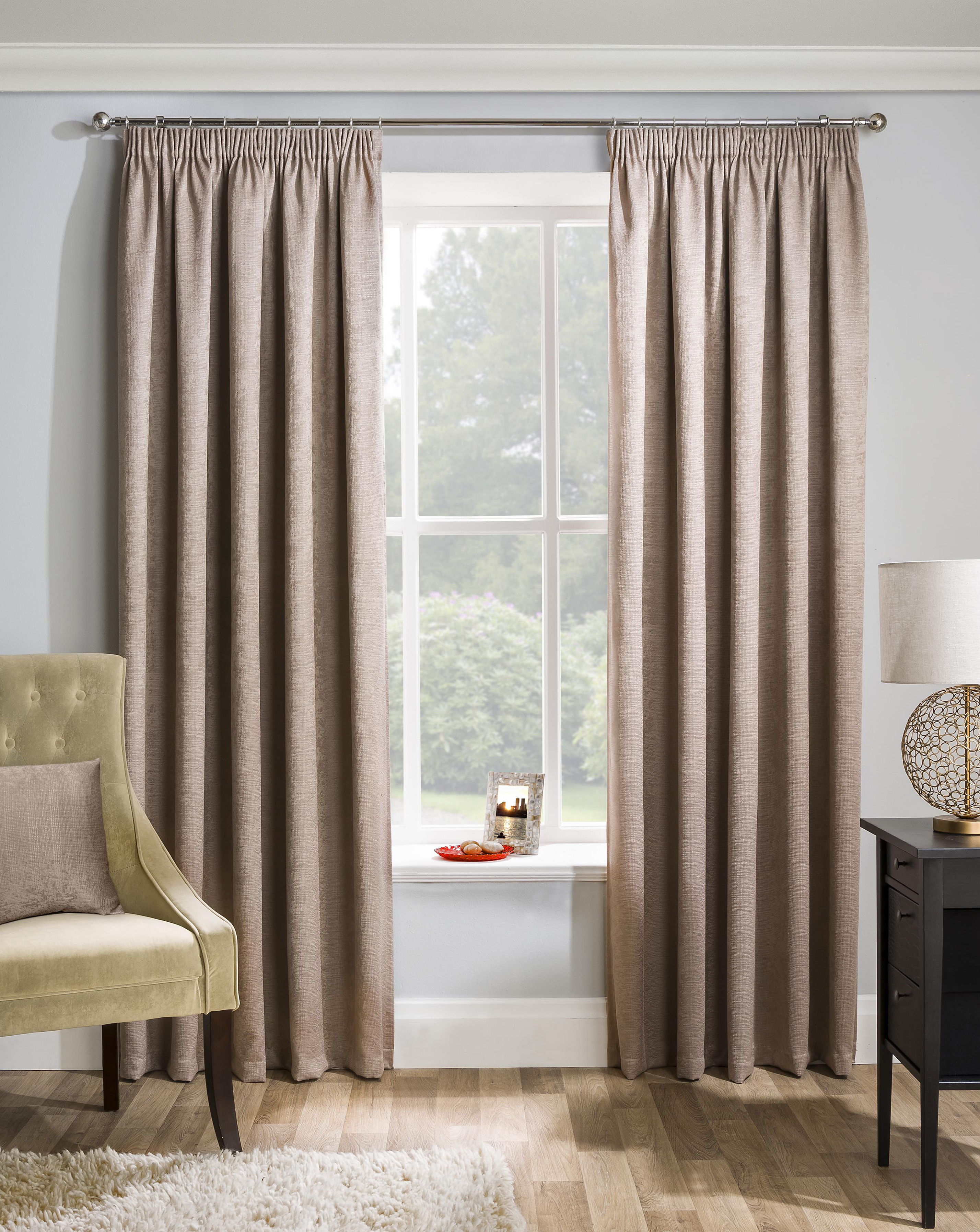Matrix Pencil Pleat Thermal Curtain
