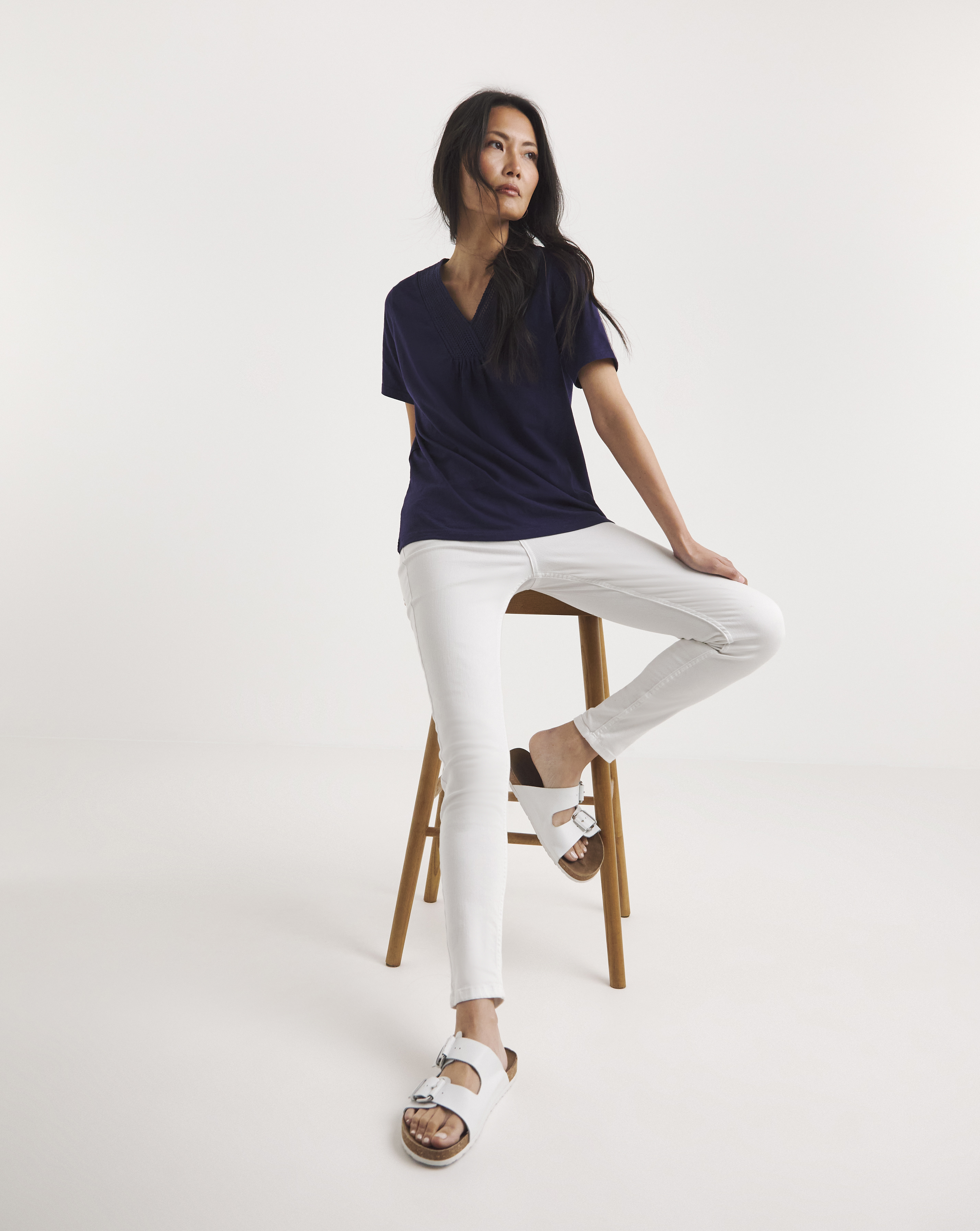 Julipa Lace Trim T-Shirt