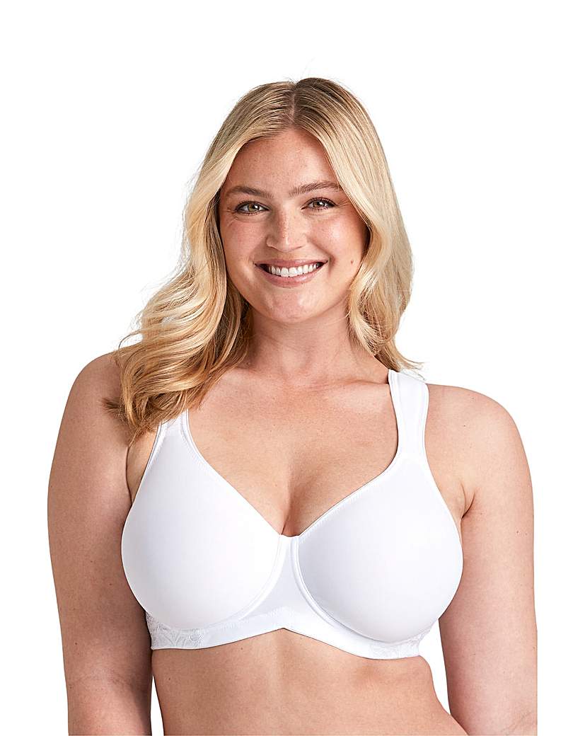 Miss Mary of Sweden - Women's - Moulded Cup Bra - 46C - White - Lace Back
