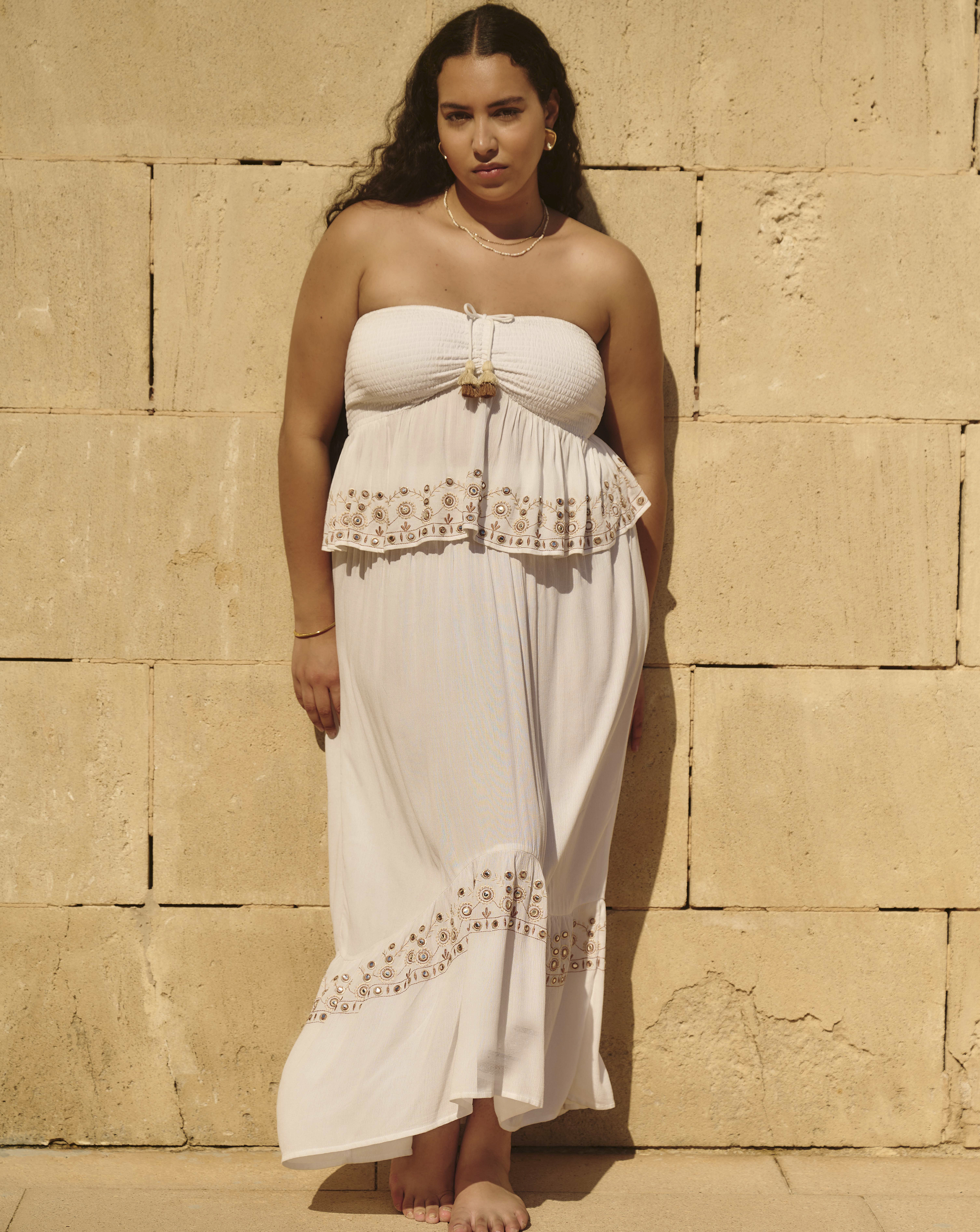 Simply Be Dip Hem Beach Co Ord