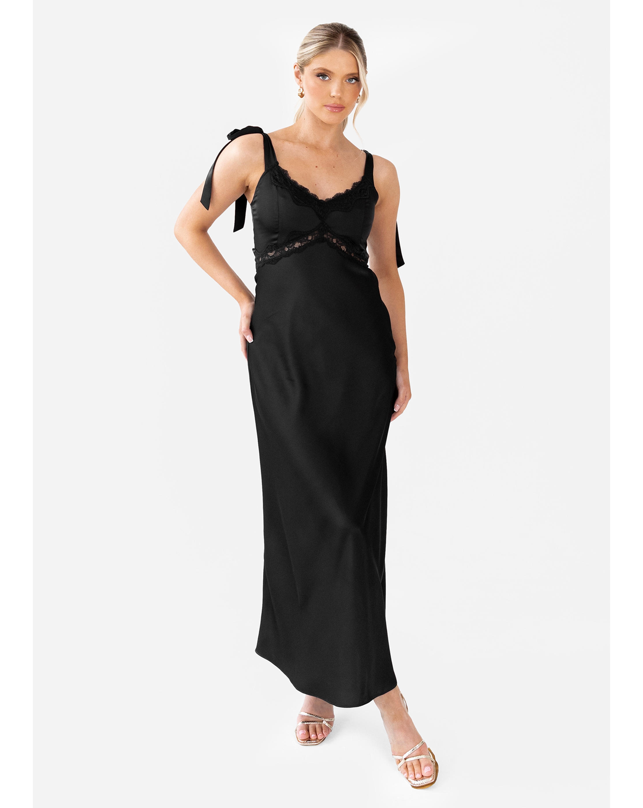 Maya Deluxe Plain Dress